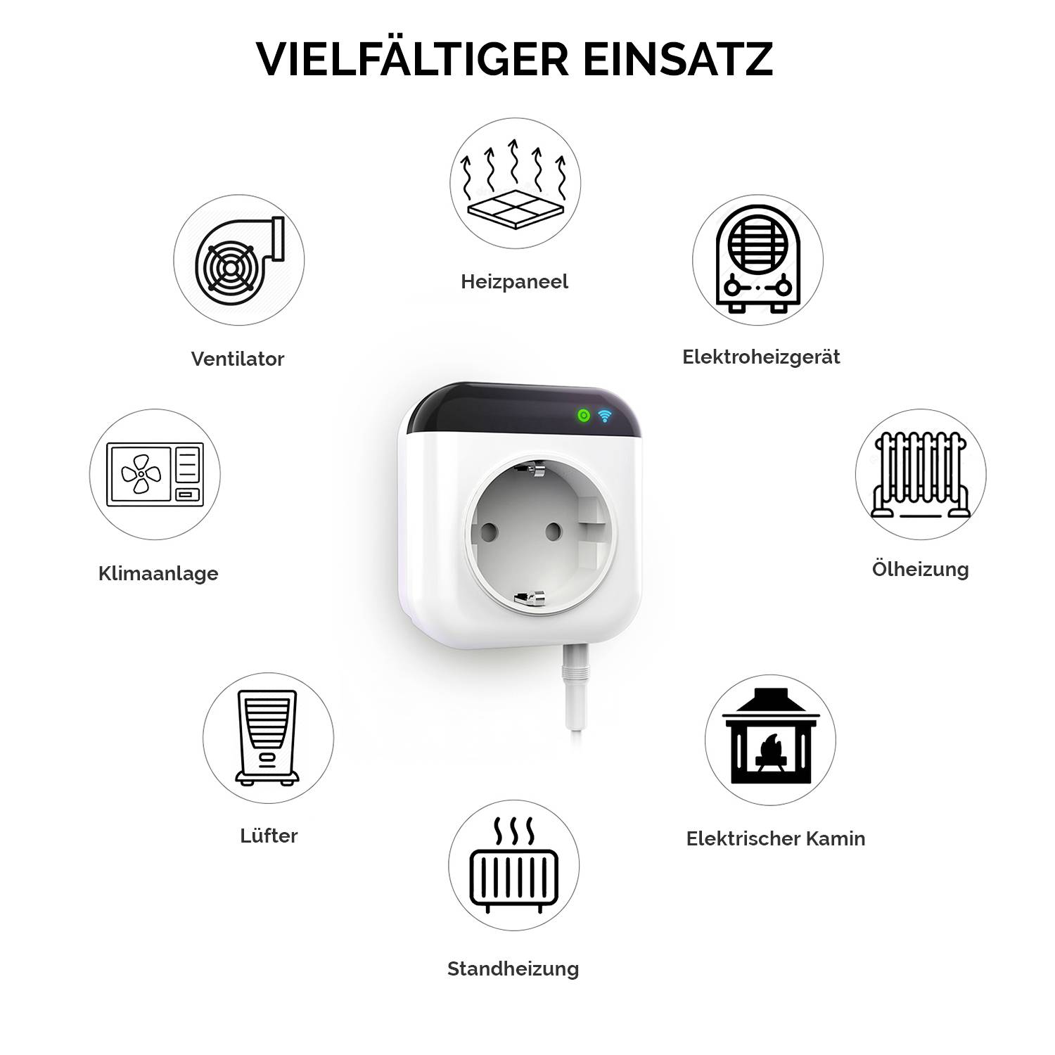 XCOAST 570454 Funk-Raumthermostat elektronisch