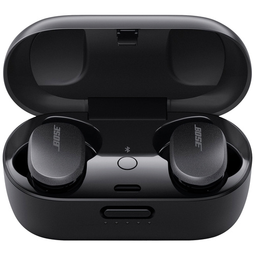 Bose QuietComfort Black Sport In Ear Kopfhörer Bluetooth® Schwarz Touch-Steuerung, Schweißresisten