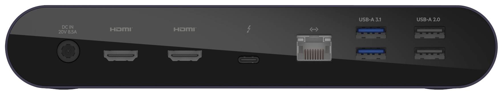 Belkin Thunderbolt™ 4 Dockingstation Thunderbolt 4 Dock Pro Passend für Marke Dockingstations: Universal USB-C® Power Delivery, integrierter Kar