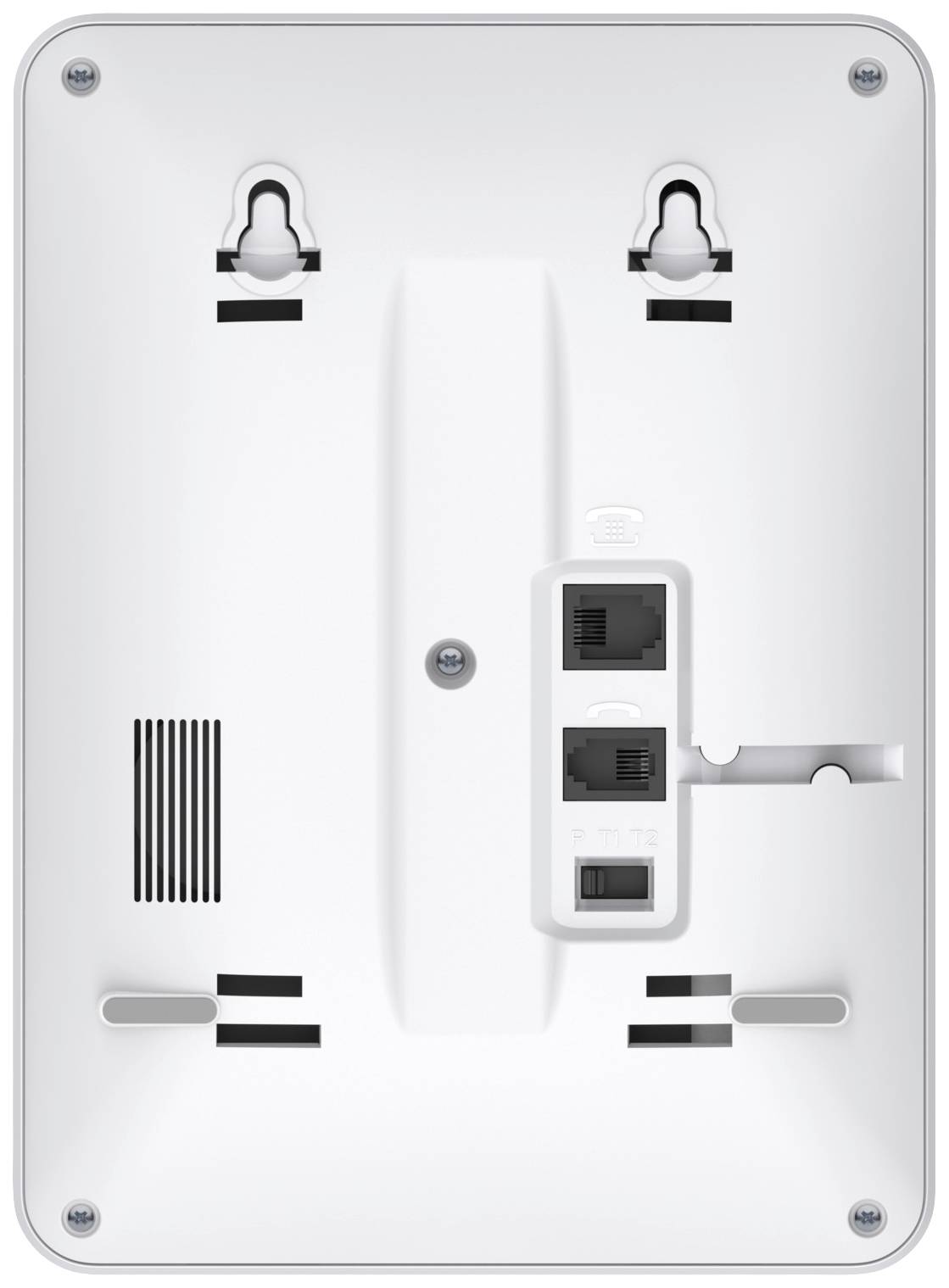 Gigaset DESK 400 Schnurgebundenes Telefon, analog für Hörgeräte kompatibel kein Display Weiß