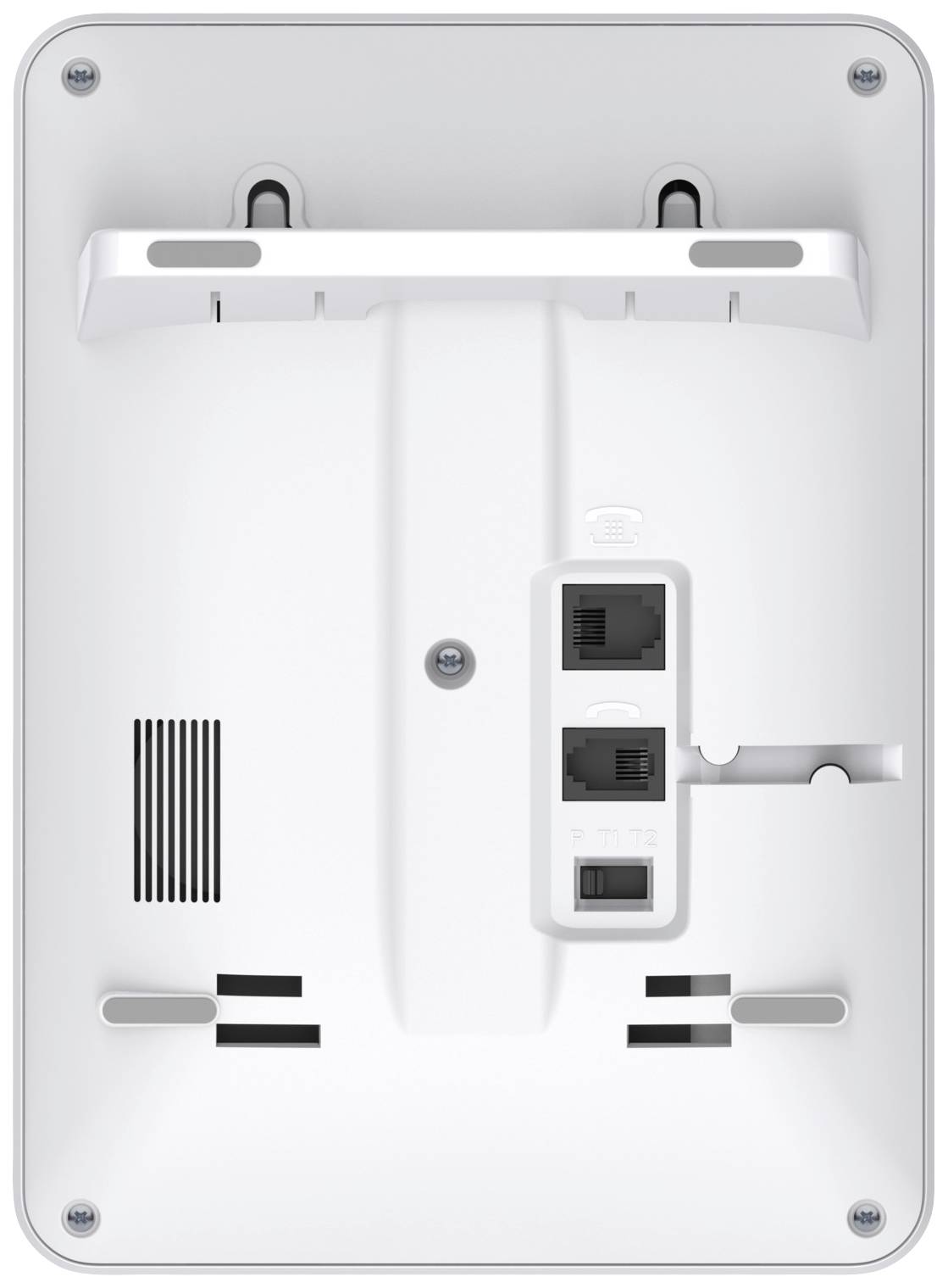 Gigaset DESK 400 Schnurgebundenes Telefon, analog für Hörgeräte kompatibel kein Display Weiß
