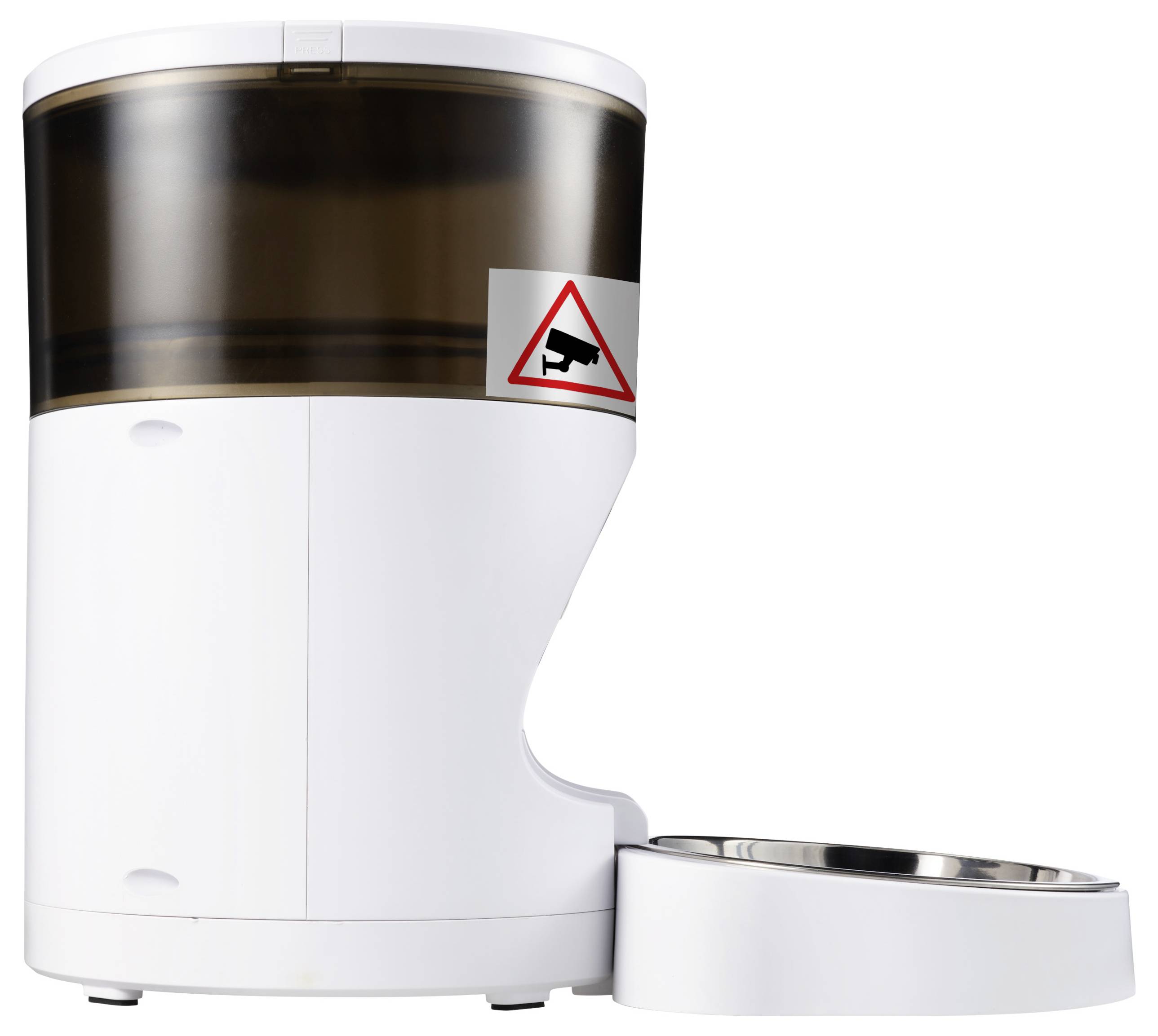 Futterautomat MFK-220608 4l Hund, Katze Weiß APP-Steuerung, Tierkamera, Video in Echtzeit, hochauflösende Bilder