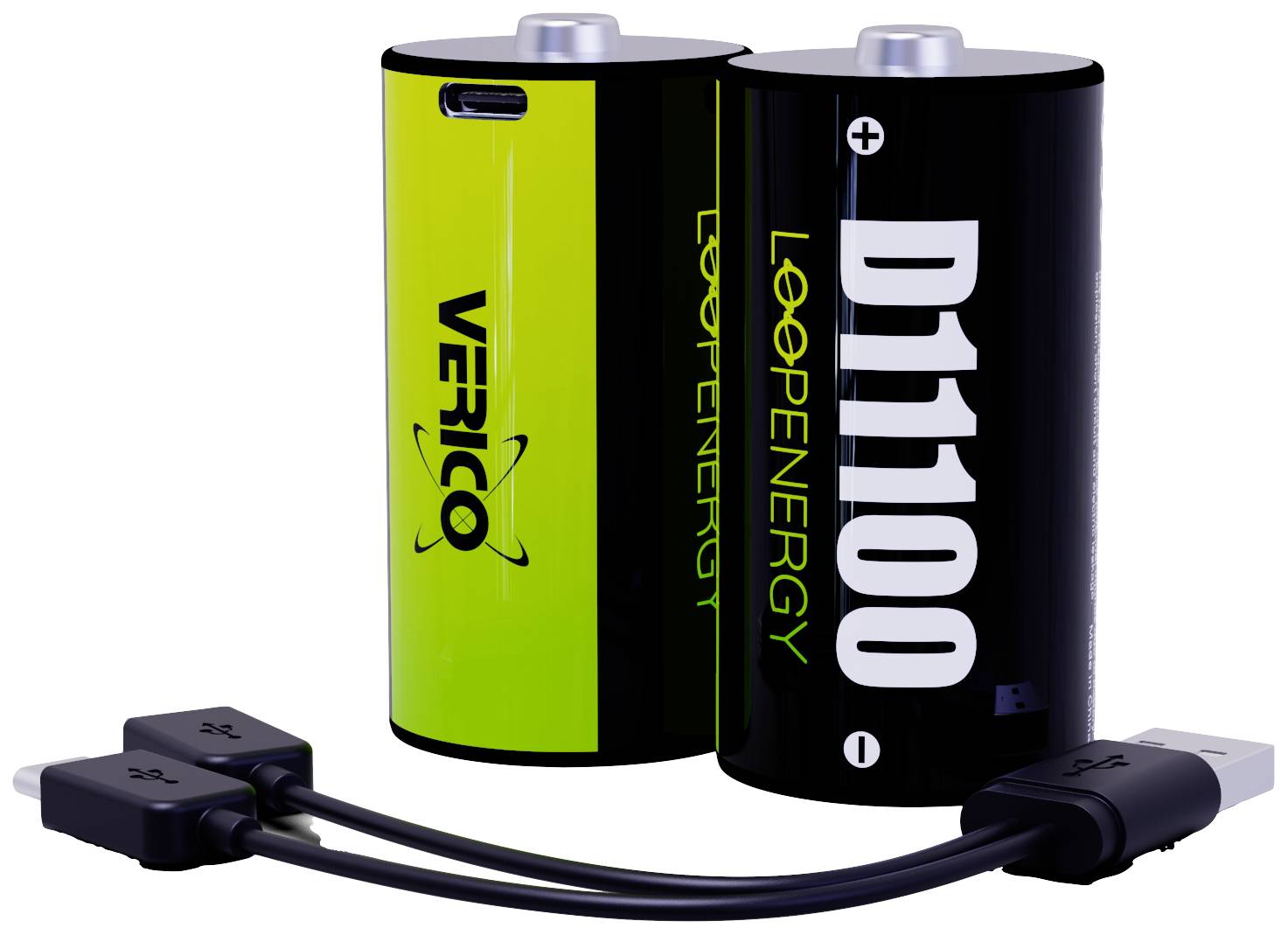 Verico LoopEnergy Mono (D)-Akku Li-Ion 7400 mAh 1.5 V 2 St.