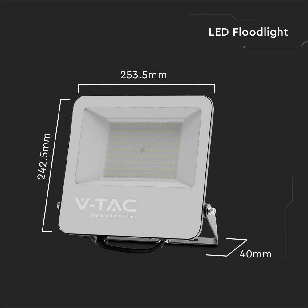 V-TAC VT-44105-B 9894 LED-Flutlichtstrahler EEK: B (A - G) 100 W Leuchtfarben: Neutralweiß