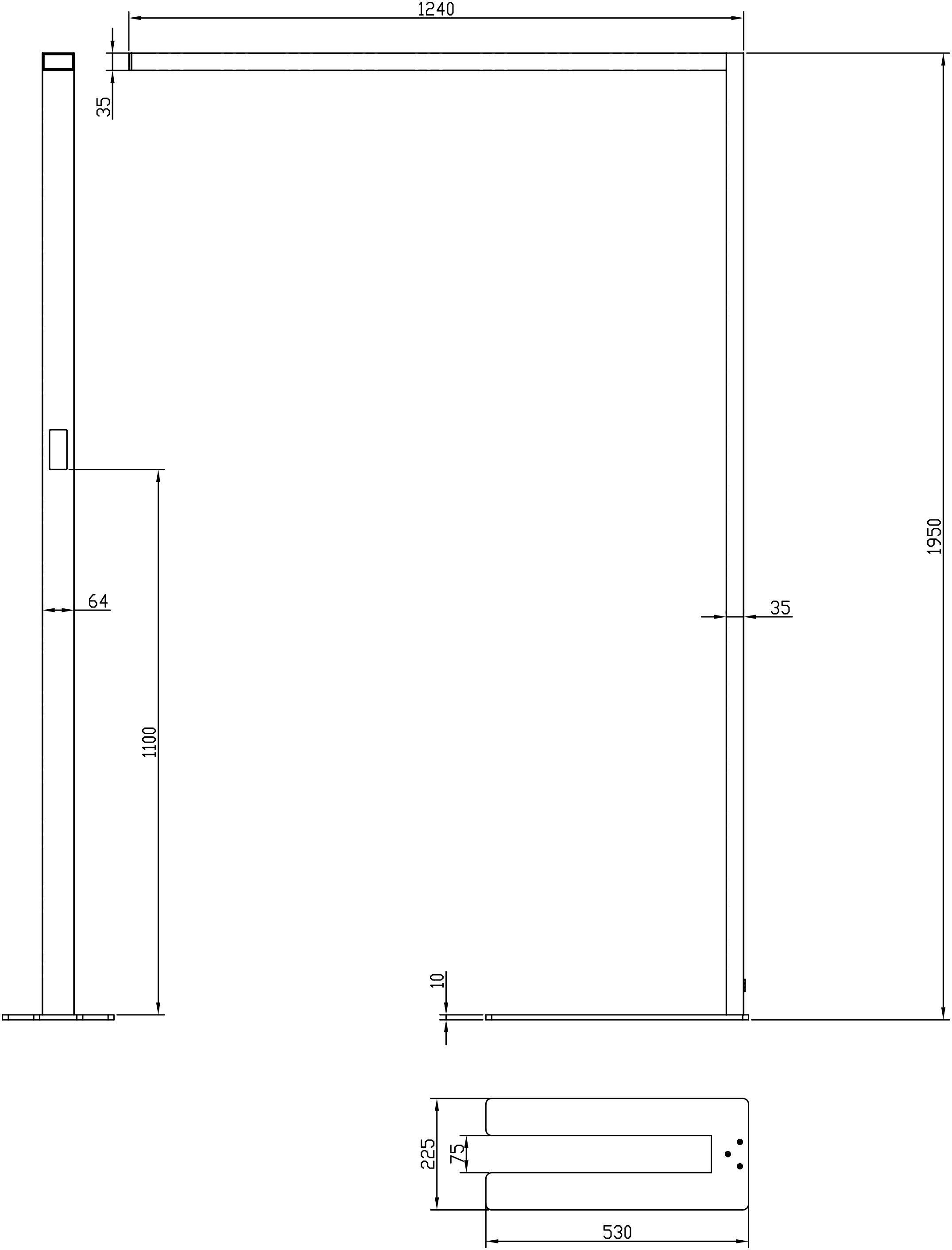 Deko Light Office Three Pro 342233 Stehlampe LED 80W Schwarz