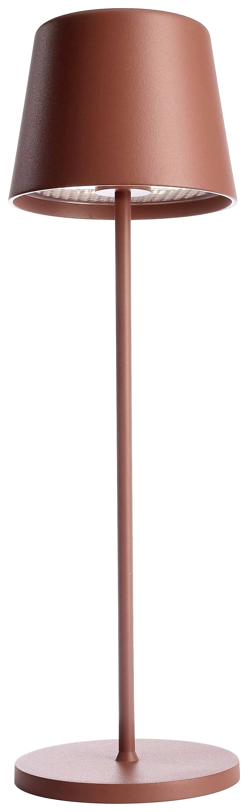 Deko Light Canis 346046 Akku-Tischlampe LED 3.5W Terracotta