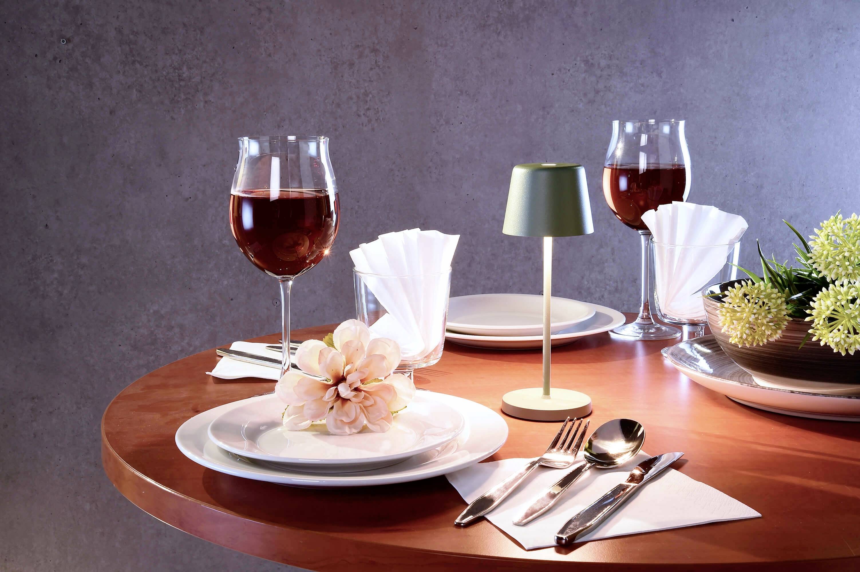 Deko Light Canis Mini 346077 Akku-Tischlampe LED 2.3W Beige