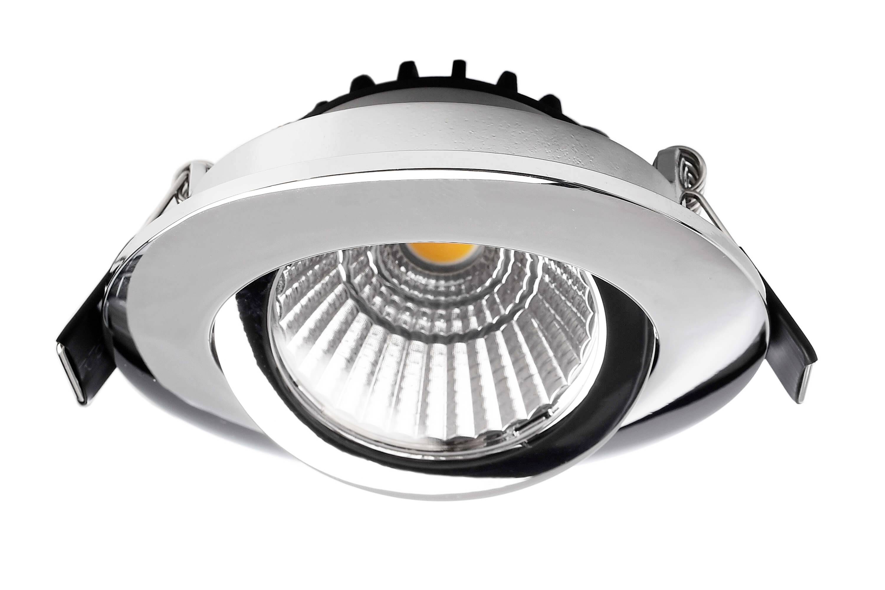 Deko Light 565374 Dione LED-Einbauleuchte EEK: E (A - G) LED LED fest eingebaut 8.50W Chrom