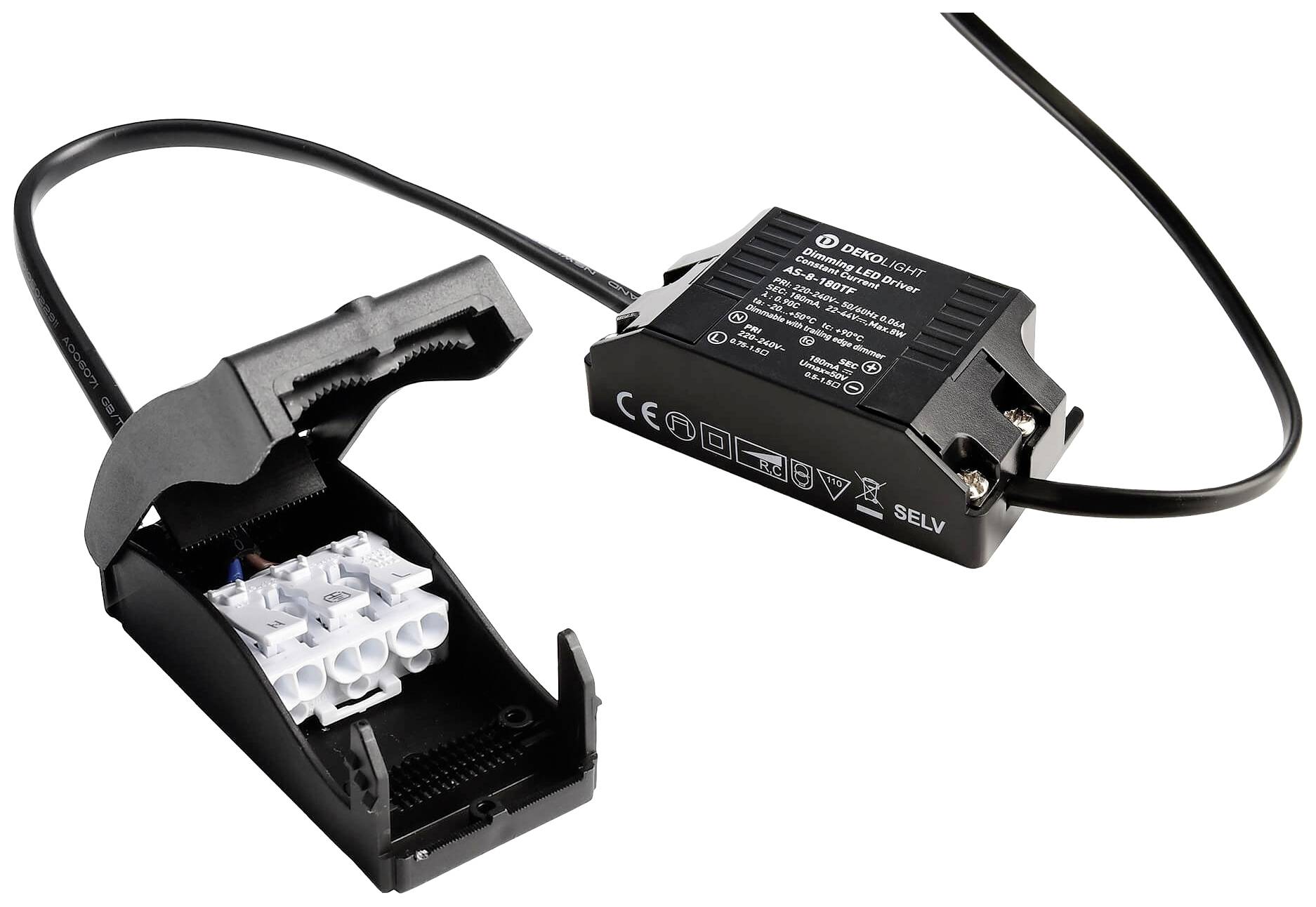 Deko Light 565377 Dione LED-Einbauleuchte EEK: E (A - G) LED LED fest eingebaut 8.50W Schwarz