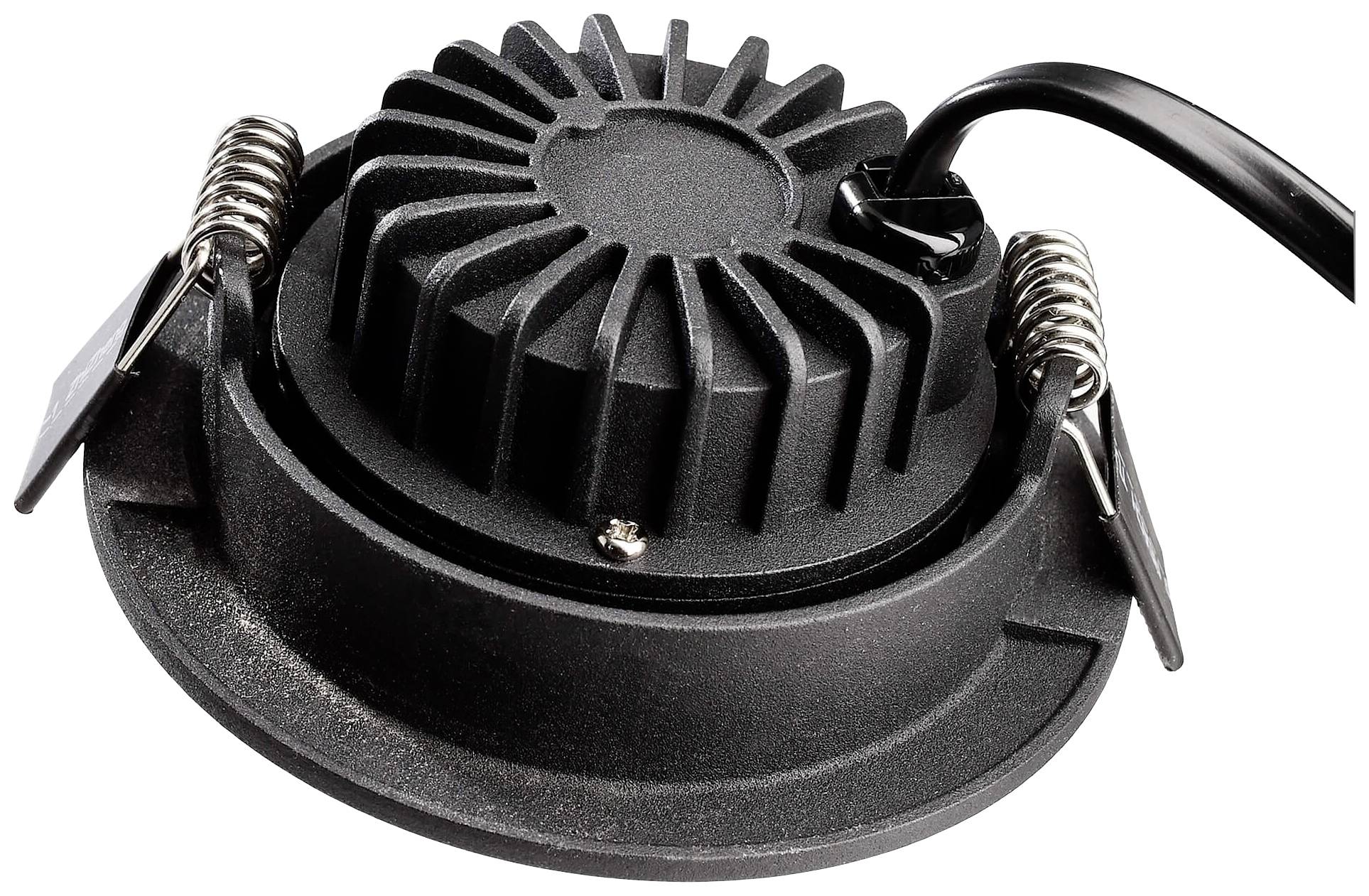 Deko Light 565377 Dione LED-Einbauleuchte EEK: E (A - G) LED LED fest eingebaut 8.50 W Schwarz