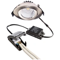 Deko Light 565384 Dione LED-Einbauleuchte EEK: F (A - G) LED LED fest eingebaut 8.50W Nickel Deko Light 565384 Dione LED-Einbauleuchte EEK: F (A - G) LED LED fest eingebaut 8.50W Nickel