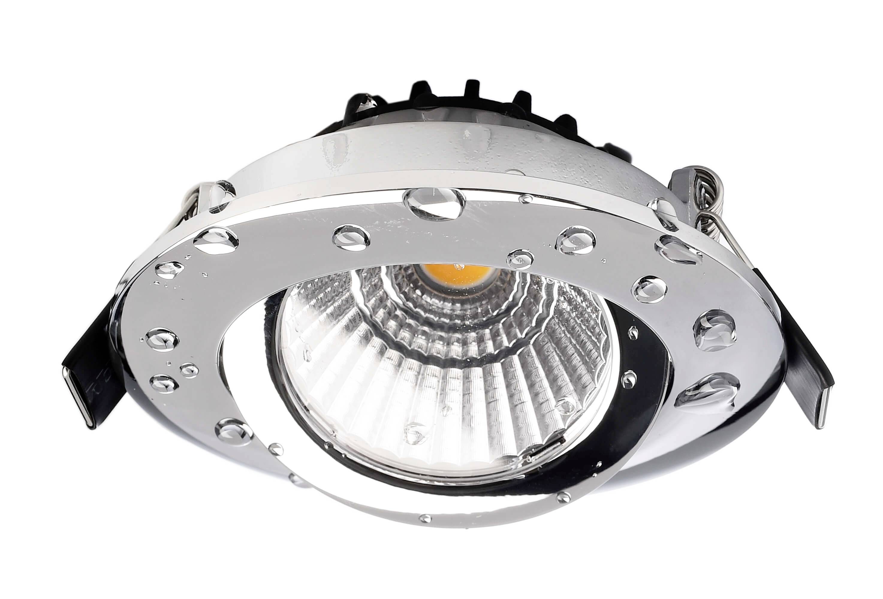 Deko Light 565401 Dione IP LED-Einbauleuchte EEK: E (A - G) LED LED fest eingebaut 8.5 W Chrom