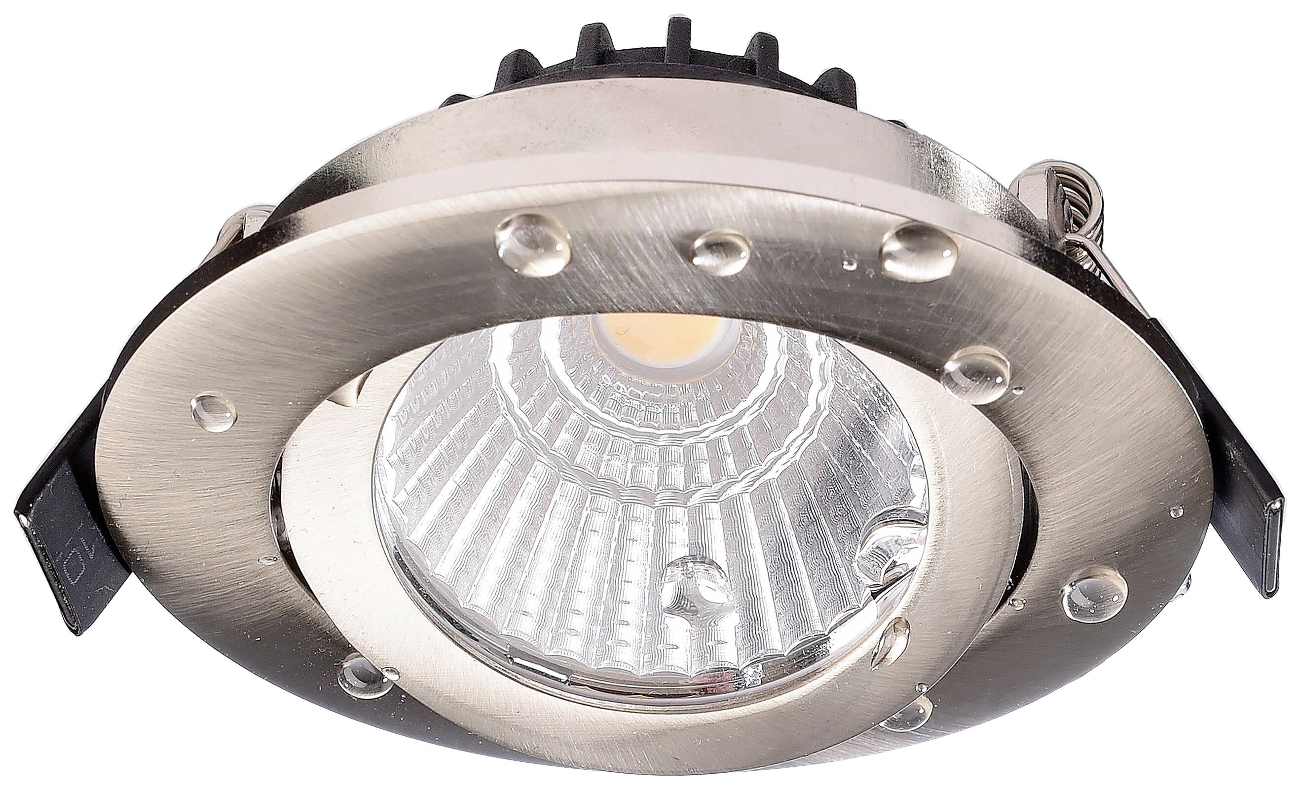 Deko Light 565402 Dione IP LED-Einbauleuchte EEK: E (A - G) LED LED fest eingebaut 8.5 W Nickel