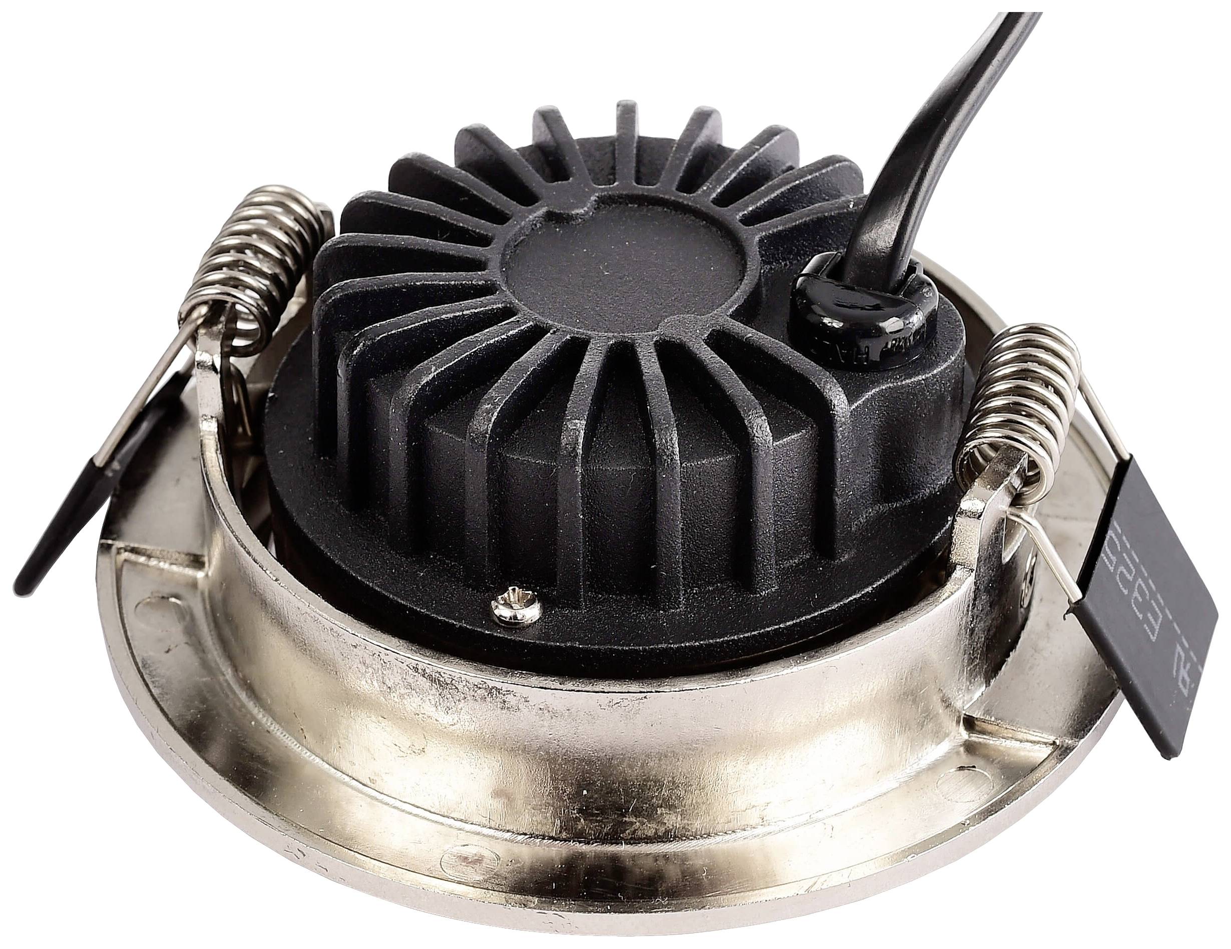 Deko Light 565402 Dione IP LED-Einbauleuchte EEK: E (A - G) LED LED fest eingebaut 8.5 W Nickel