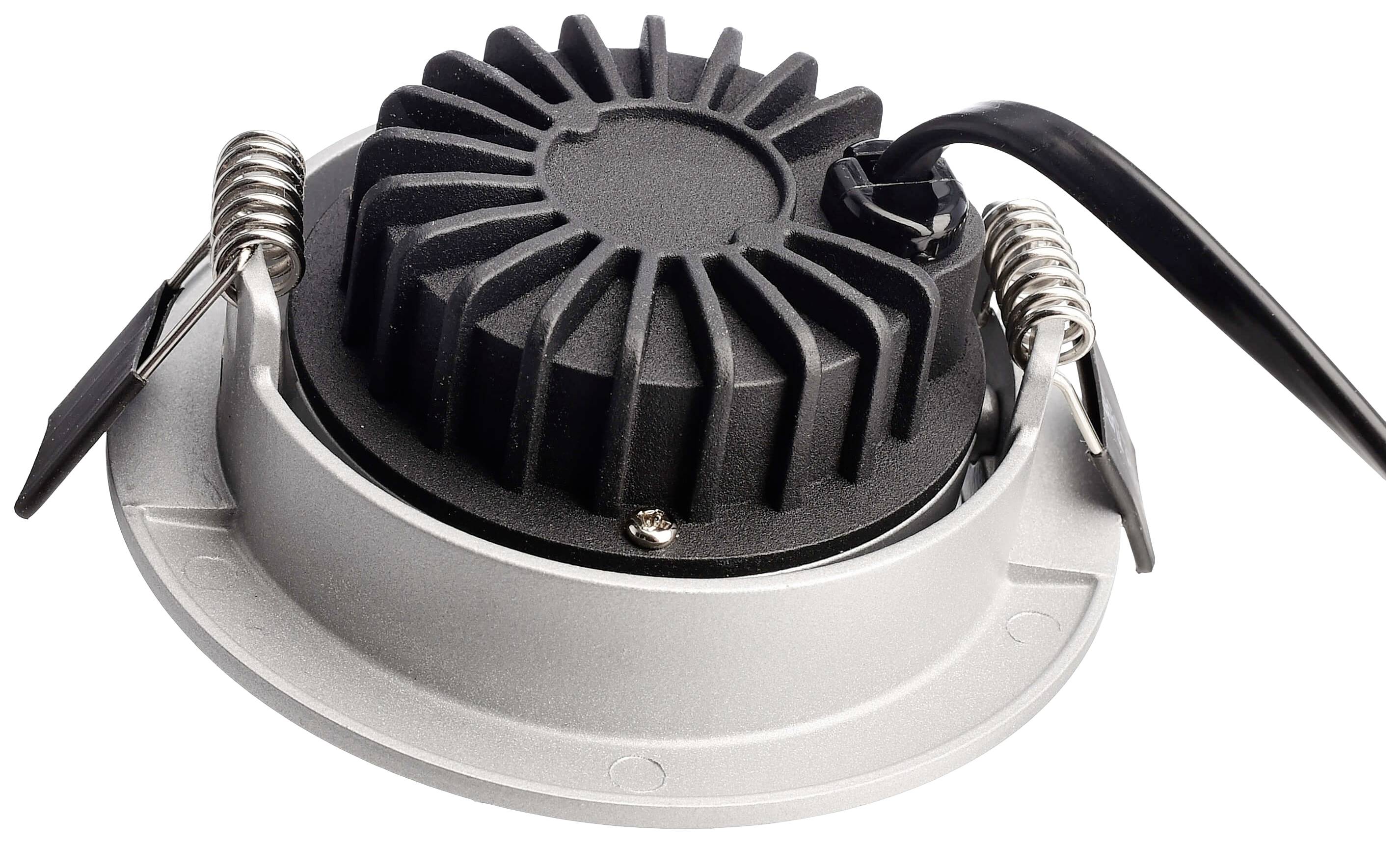 Deko Light 565404 Dione IP DTW LED-Einbauleuchte EEK: F (A - G) LED LED fest eingebaut 8.5W Silber