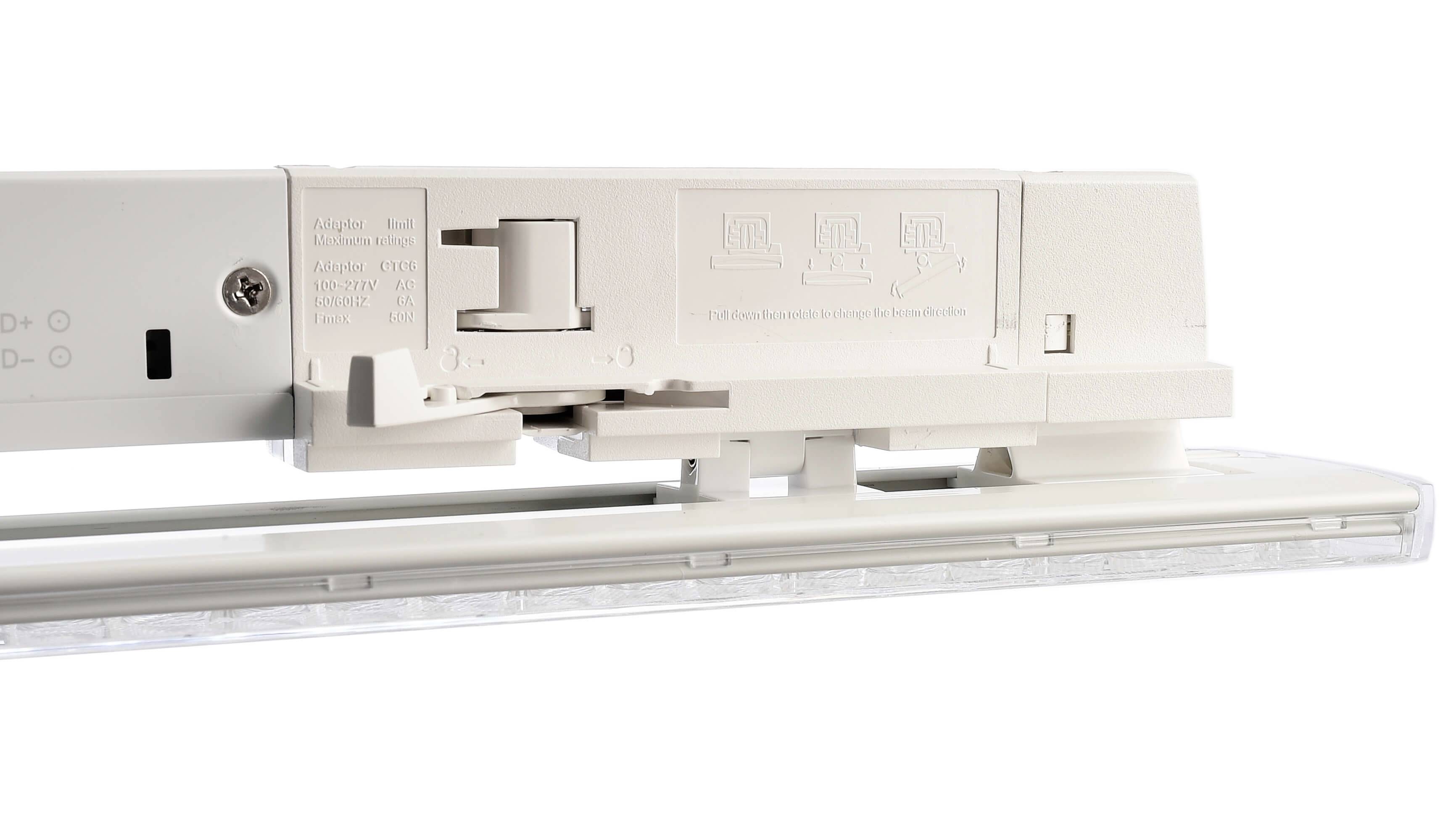 Deko Light Linear Pro LED-Schienenstrahler 3phasig 20W LED Verkehrsweiß (RAL 9016)