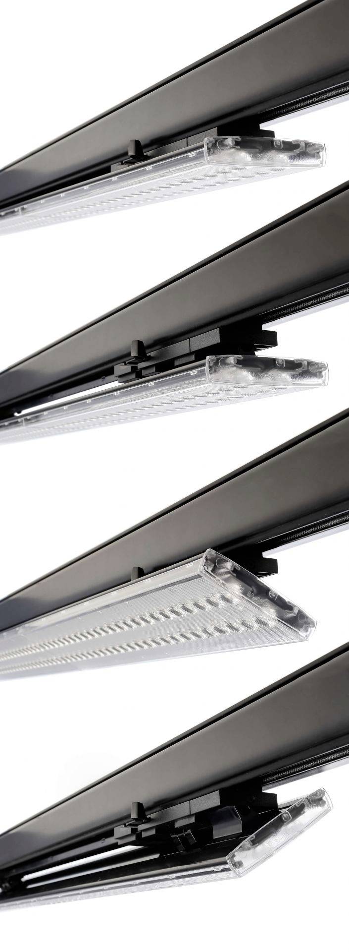 Deko Light Linear Pro LED-Schienenstrahler 3phasig 50W LED Schwarz