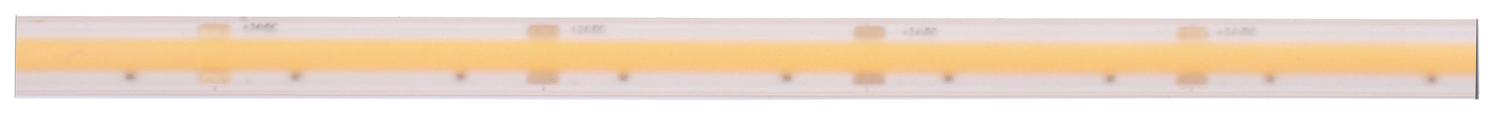Ein transparenter Lineal mit orangefarbener Mittellinie. Markierungen in Zentimetern und Millimetern entlang der Kante.