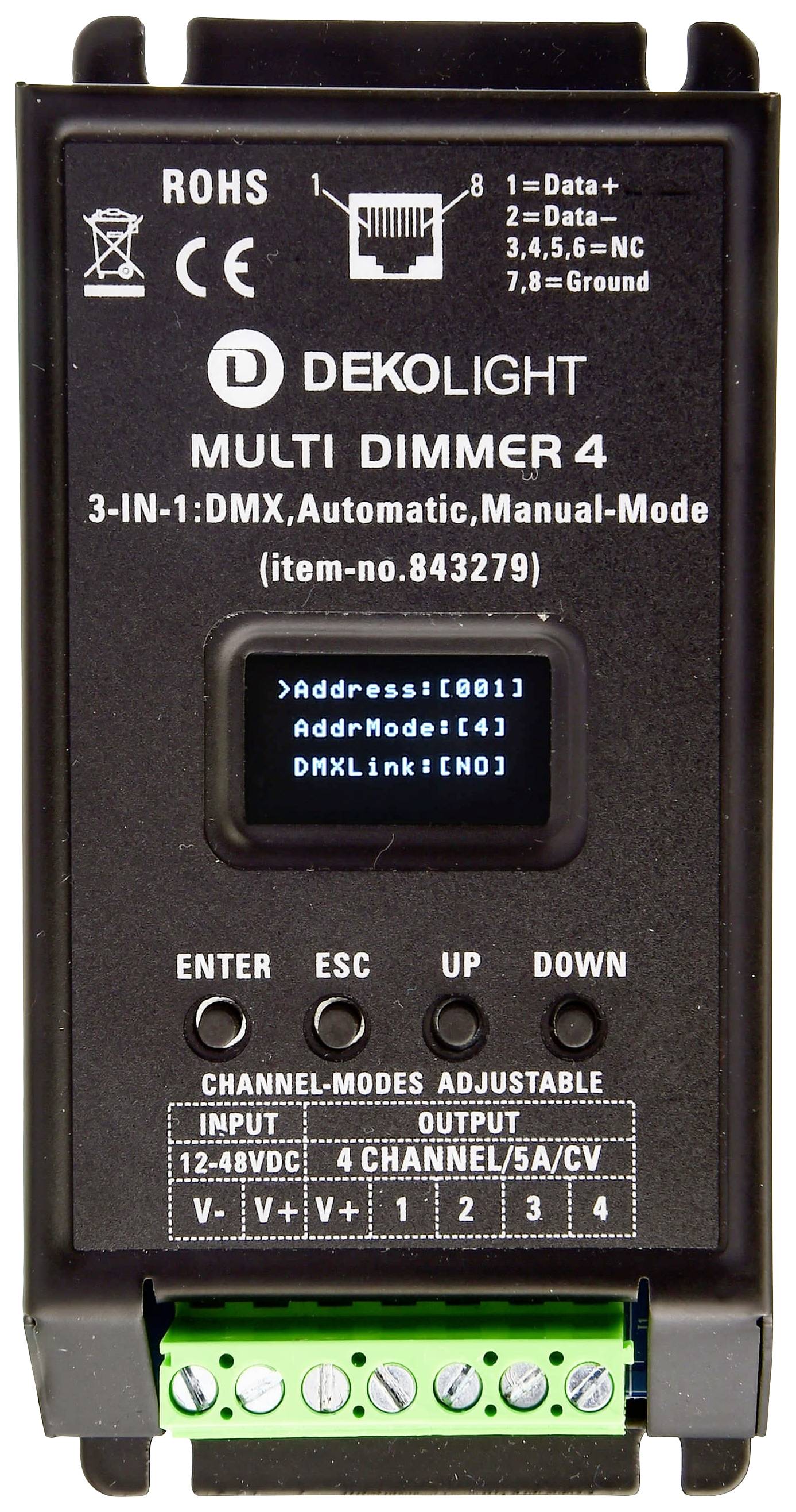 Deko Light MULTI-LED 4 LED-Dimmer 20A 12 - 48V 1St.