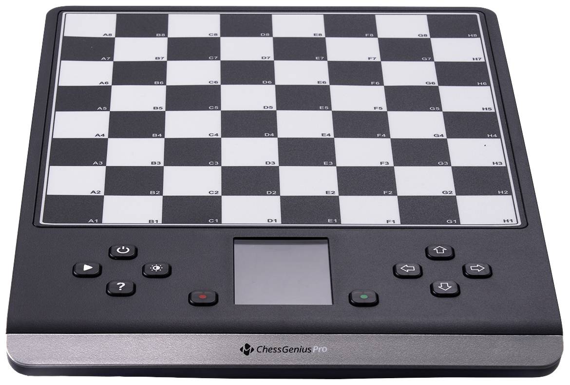 Millennium Chess Genius Pro M815 Schachcomputer KI-Funktionen, Magnetische Schachfiguren, Drucksensorbrett, Farbdisplay mit
