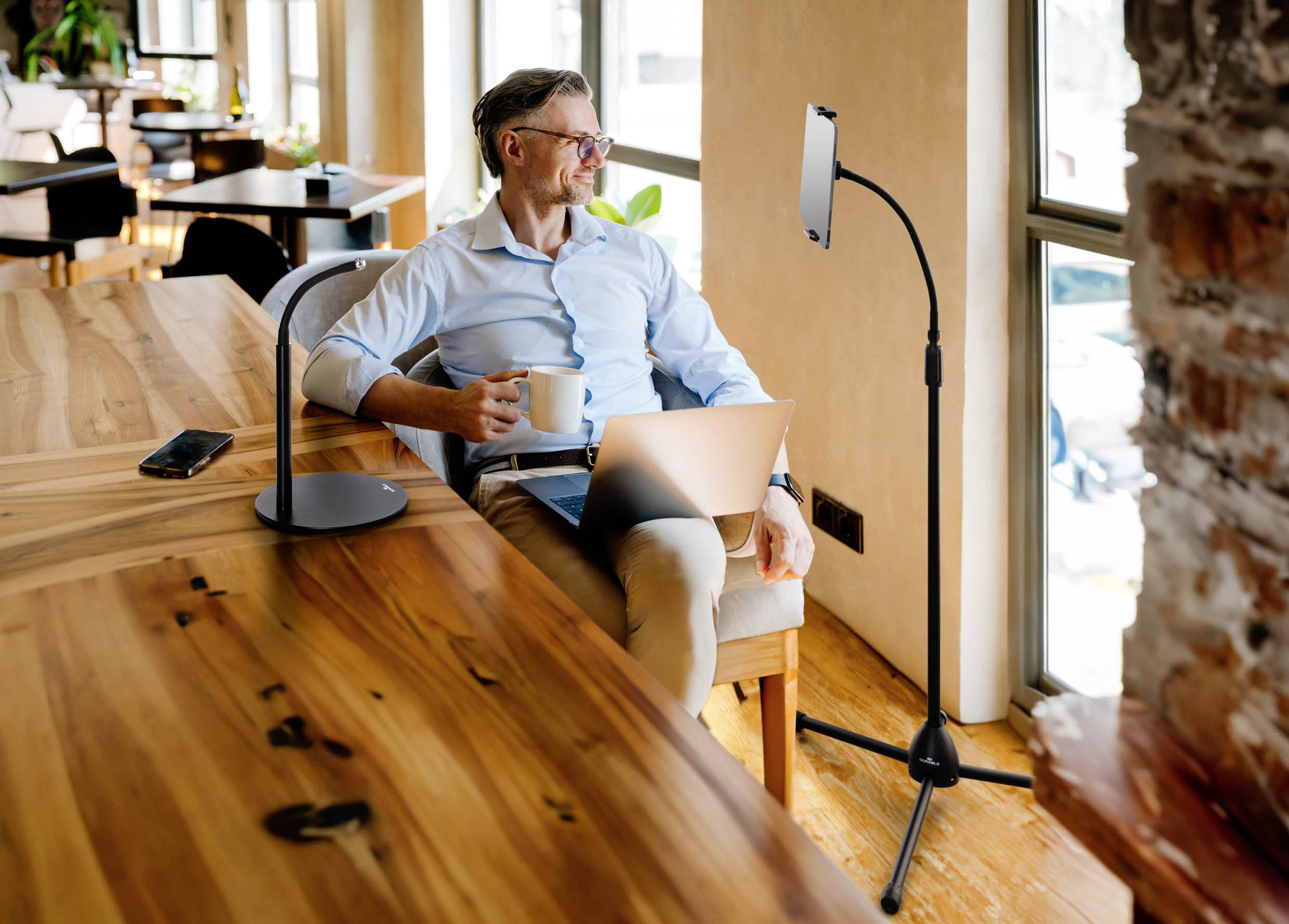 Durable TWIST COMBI Tablet-Halterung Universal 11,9cm (4,7") - 33cm (13")