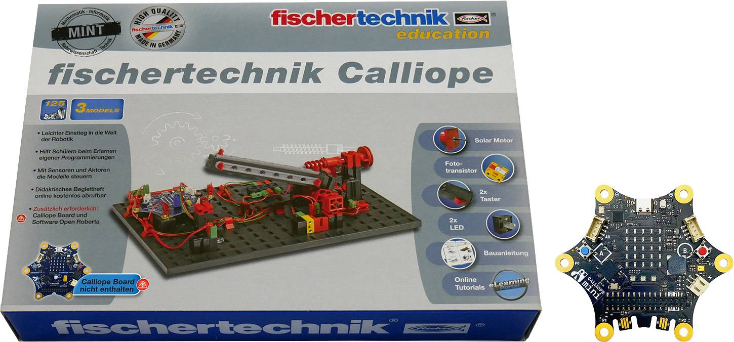 CALLIOPE 4064161311326 Board mini 3.0 & Fischertechnik Bundle