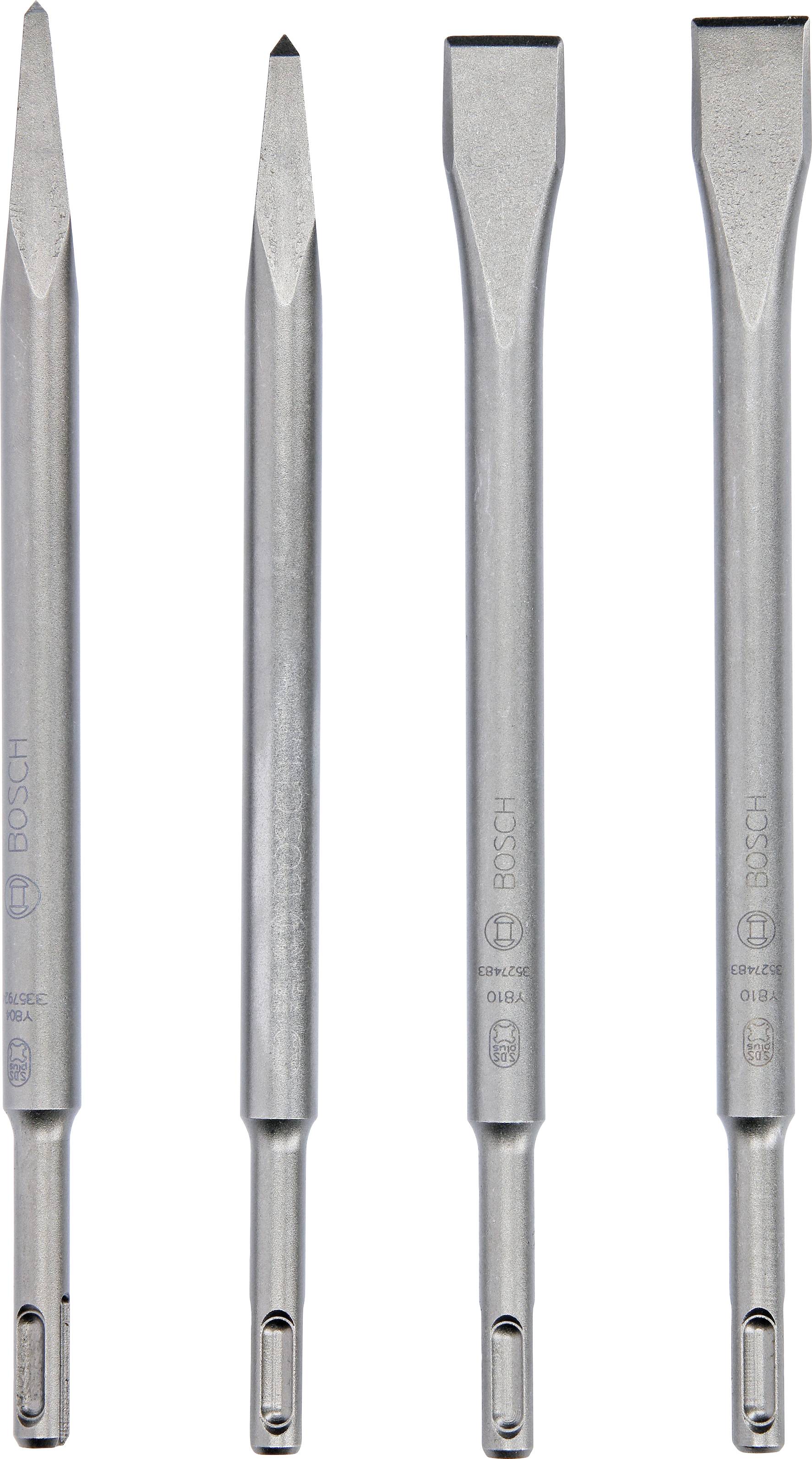 Bosch Accessories 2607017516 Meißel-Set 4teilig 20mm Gesamtlänge 250mm SDS-Plus 1 Set