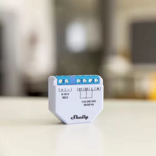 Shelly Plus 0-10V Dimmer Dimmaktor Bluetooth, Wi-Fi Shelly Plus 0-10V Dimmer Dimmaktor Bluetooth, Wi-Fi