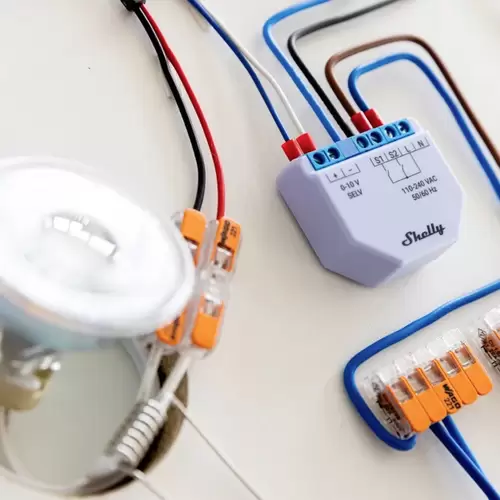 Shelly Plus 0-10V Dimmer Dimmaktor Bluetooth, Wi-Fi Shelly Plus 0-10V Dimmer Dimmaktor Bluetooth, Wi-Fi