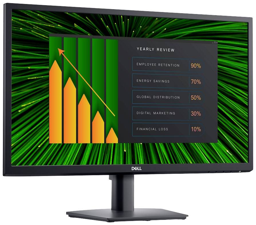 Dell E2423HN LED-Monitor EEK E (A - G) 61 cm (24 Zoll) 1920 x 1080 Pixel 16:9 5 ms HDMI®, VGA VA LED