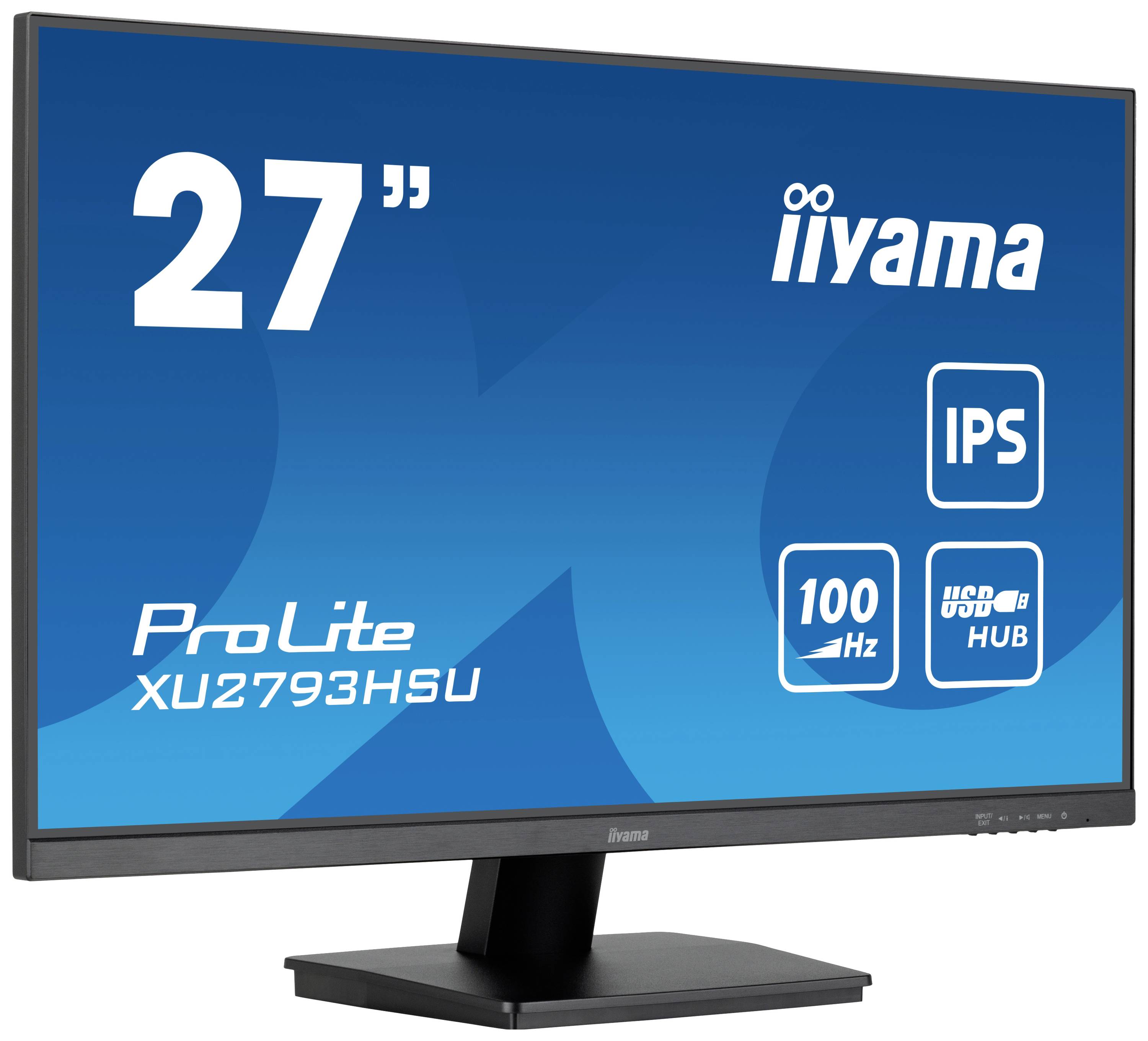 Iiyama ProLite XU2793HSU-B6 LED-Monitor EEK E (A - G) 68.6cm (27 Zoll) 1920 x 1080 Pixel 16:9 1 ms HDMI®, DisplayPort, Kopfhörer