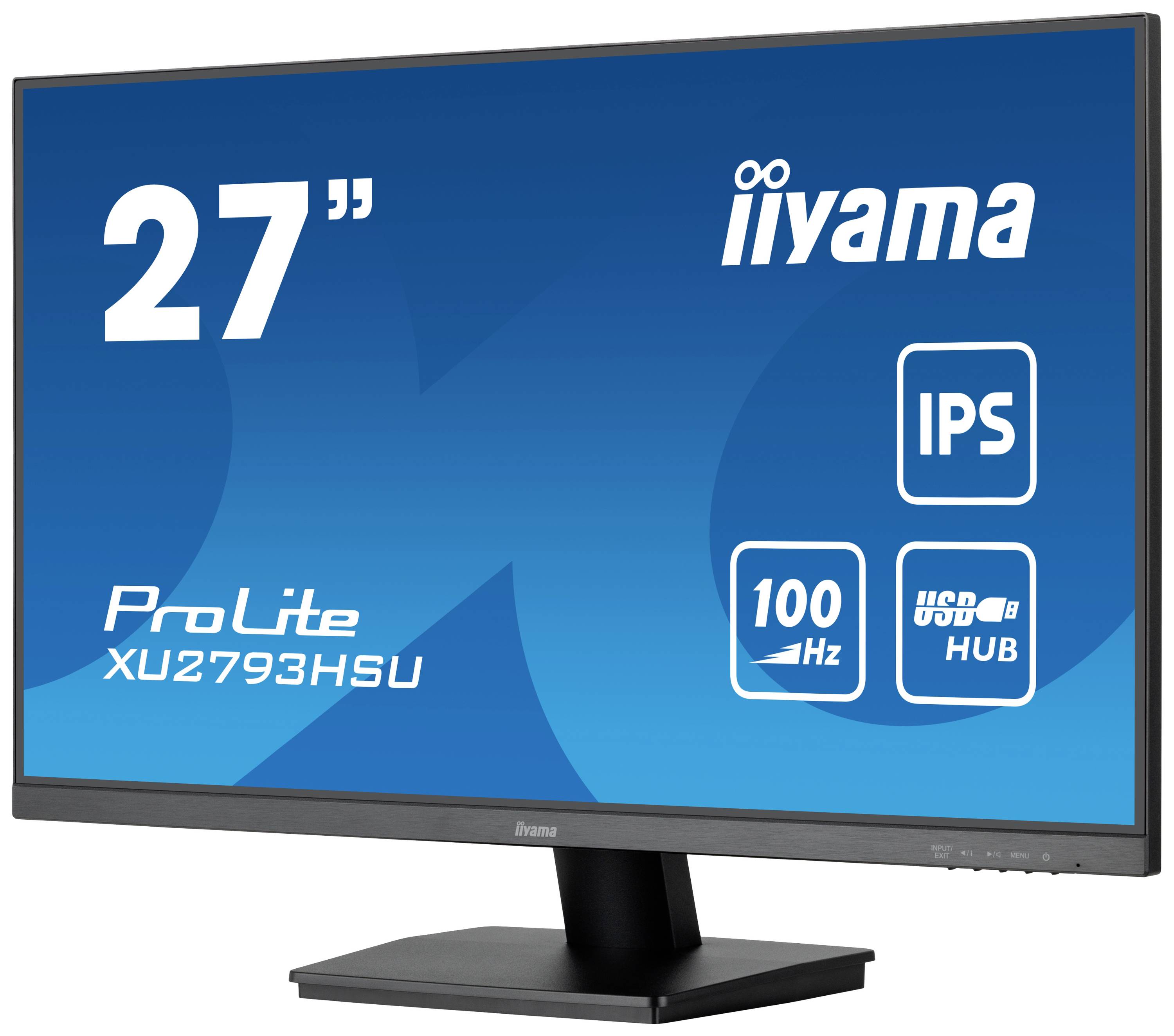 Iiyama ProLite XU2793HSU-B6 LED-Monitor EEK E (A - G) 68.6cm (27 Zoll) 1920 x 1080 Pixel 16:9 1 ms HDMI®, DisplayPort, Kopfhörer