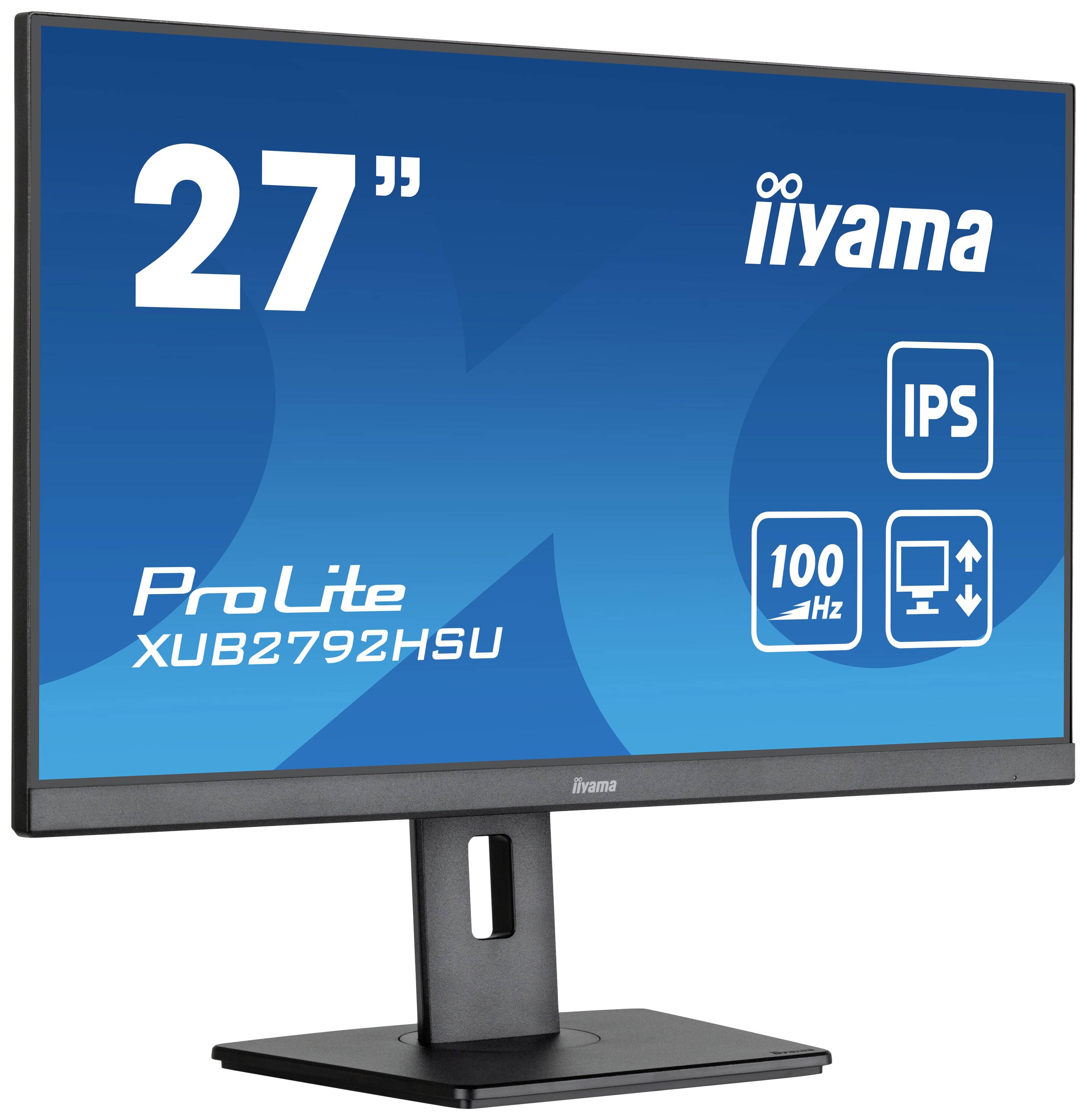 Iiyama ProLite XUB2792HSU-B6 Business LED-Monitor EEK E (A - G) 68.6 cm (27 Zoll) 1920 x 1080 Pixel 16:9 0.4 ms HDMI®, DisplayPort, Kopfhörer (3.5