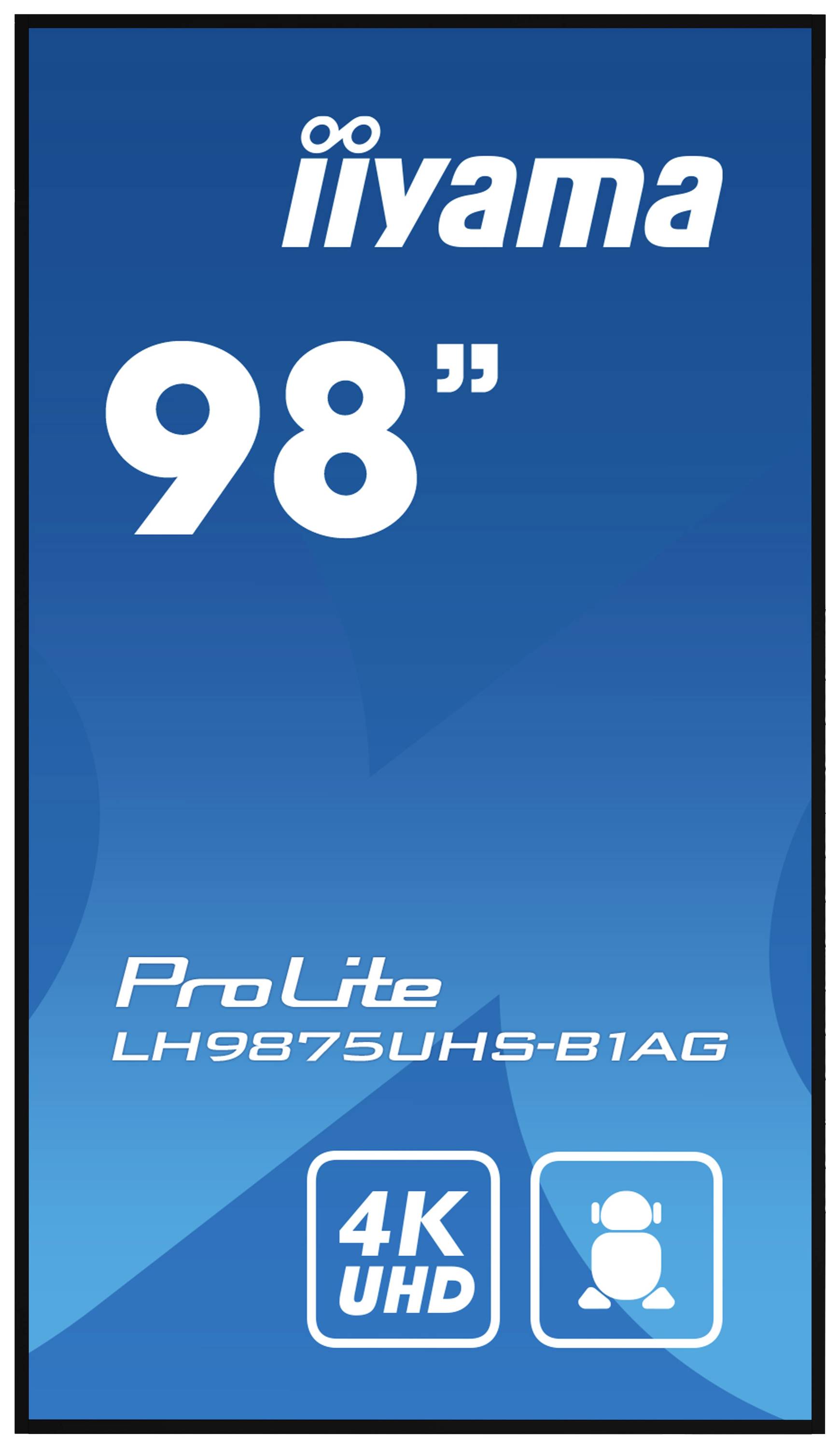 Iiyama PROLITE LH9875UHS-B1AG Digital Signage Display EEK: G (A - G) 249 cm 98 Zoll 3840 x 2160 Pixel 24/7
