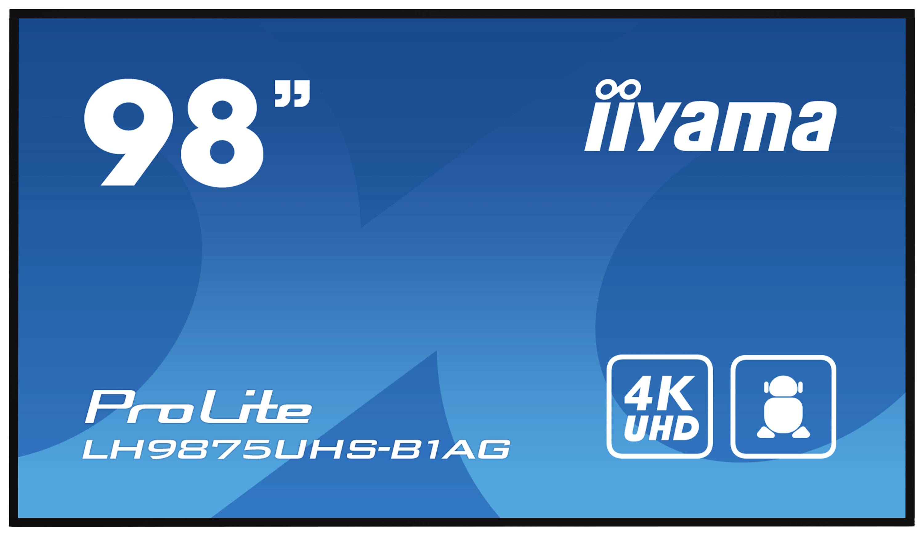 Iiyama PROLITE LH9875UHS-B1AG Digital Signage Display EEK: G (A - G) 249 cm 98 Zoll 3840 x 2160 Pixel 24/7