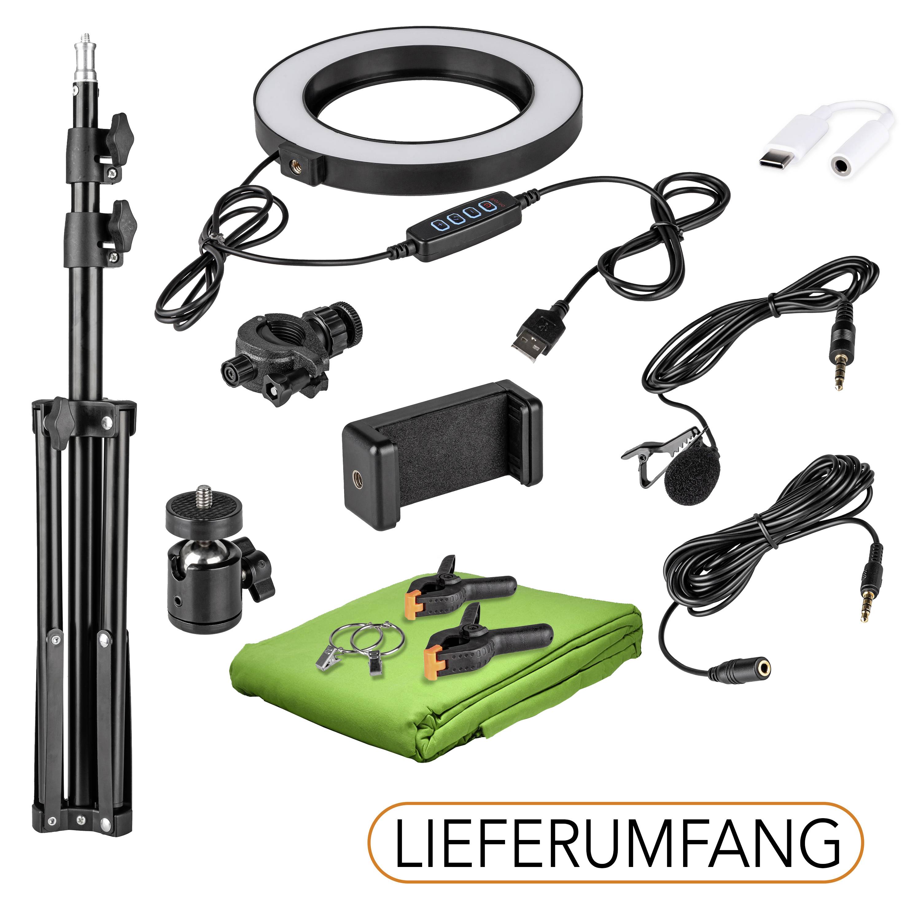 Walimex HomeStudio Starter Kit Ringlicht 6 W