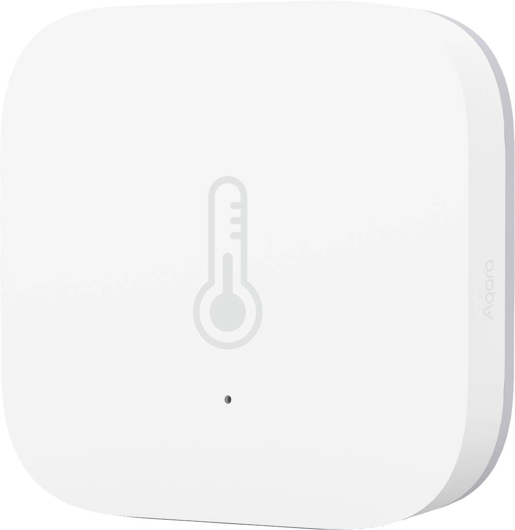 Aqara Temperatursensor und Luftfeuchtesensor TH-S02D Weiß Apple HomeKit, Alexa, Google Home