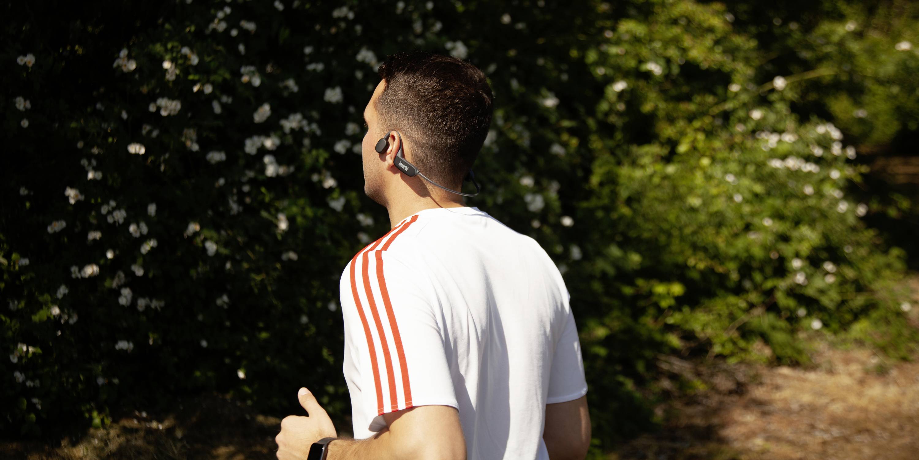 Imperial bluTC active 2 On Ear Kopfhörer Bluetooth® Schwarz Knochenschall-Kopfhörer, Schweißresistent, Nackenbügel Sport