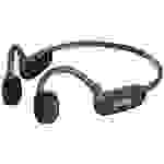 Imperial bluTC active 2 Sports On-ear headphones Bluetooth® (1075101) Black Bone conduction headphones, Sweat-resistant, Neckband