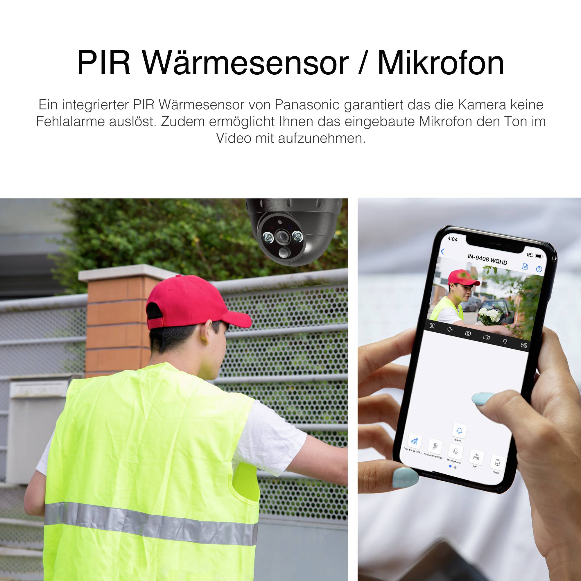 INSTAR IN-8403 2K+ POE sw 14081 LAN IP Überwachungskamera 2560 x 1440 Pixel