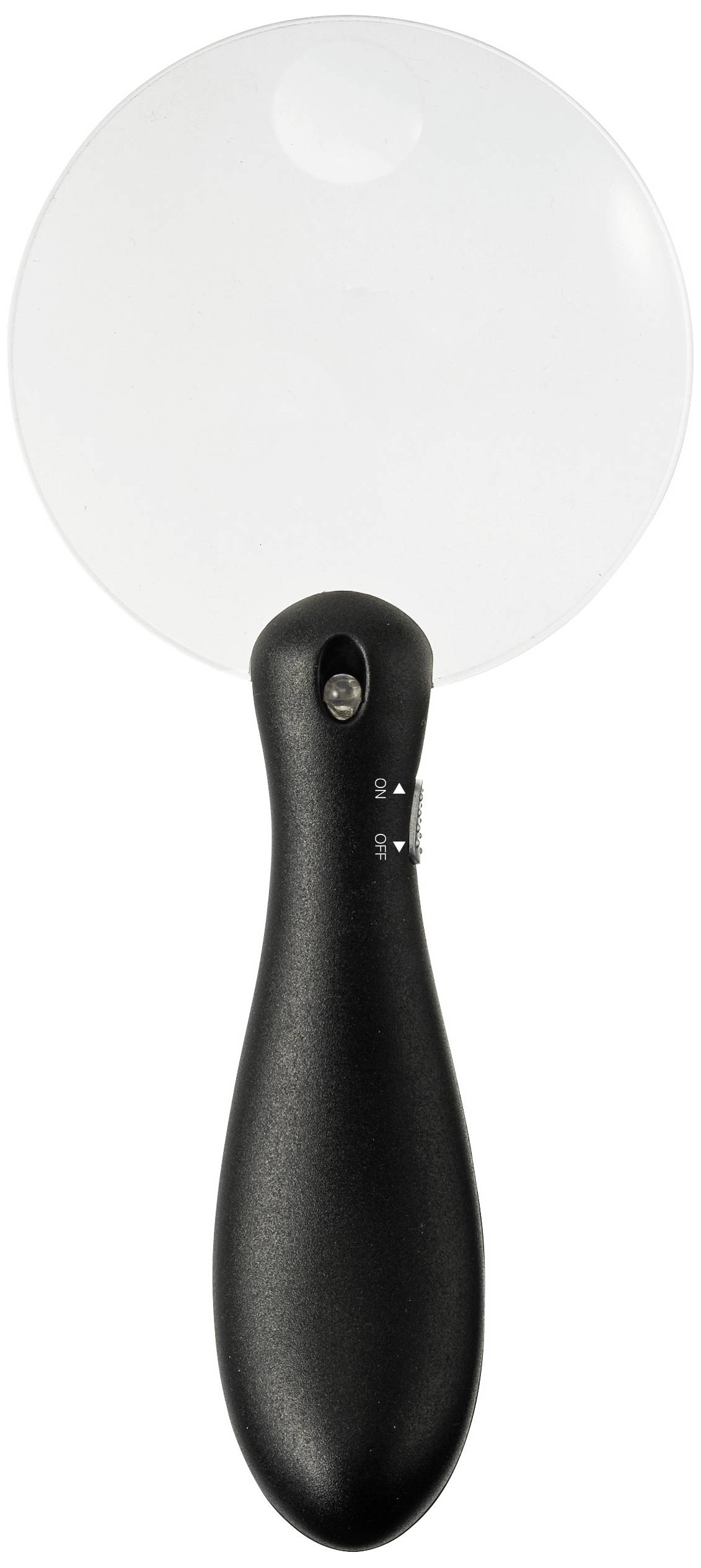 TOOLCRAFT TO-8997036 Handlupe mit LED-Beleuchtung Vergrößerungsfaktor: 3 x, 5 x