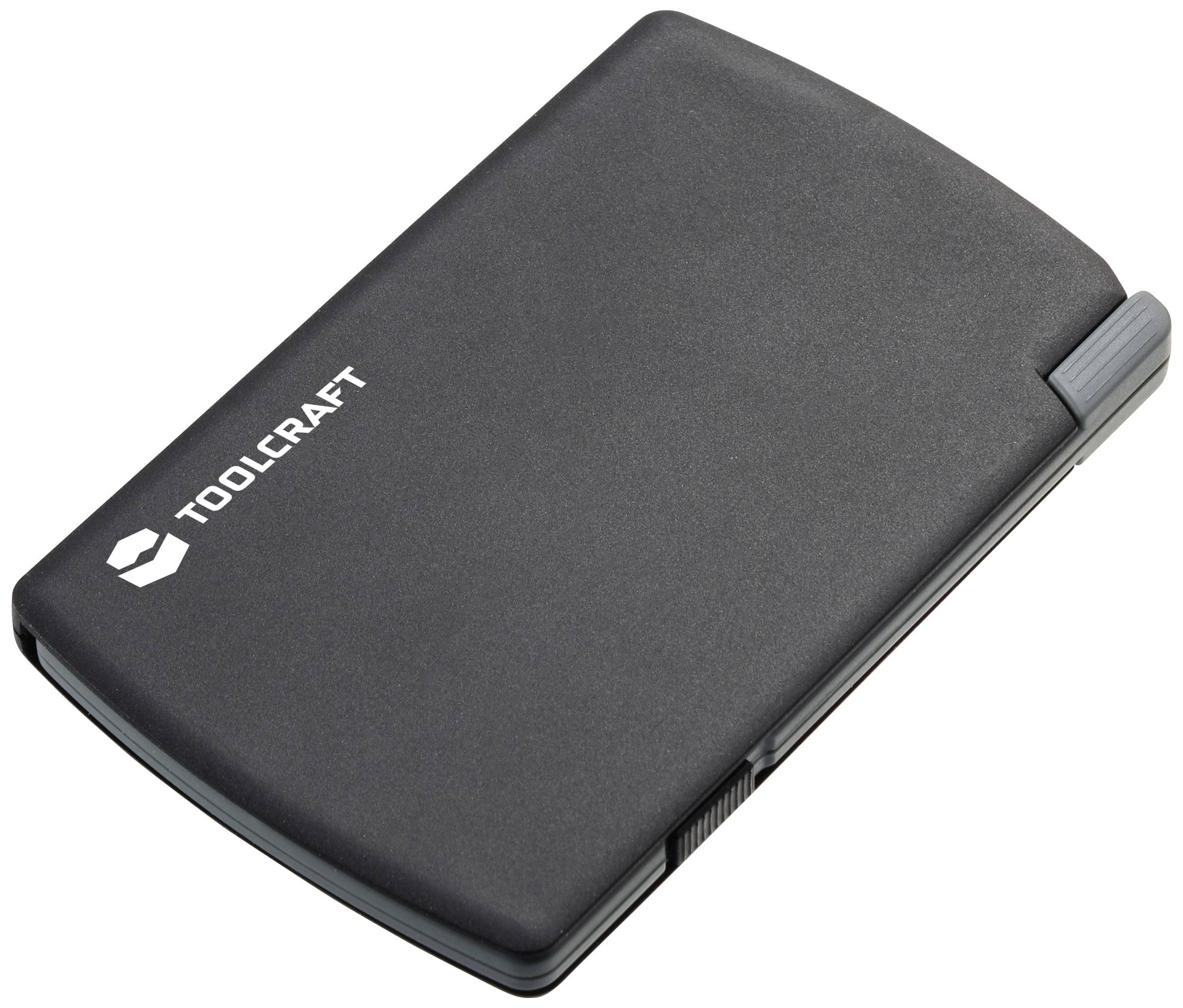 TOOLCRAFT TO-8997039 Handlupe mit LED-Beleuchtung Vergrößerungsfaktor: 2.5 x