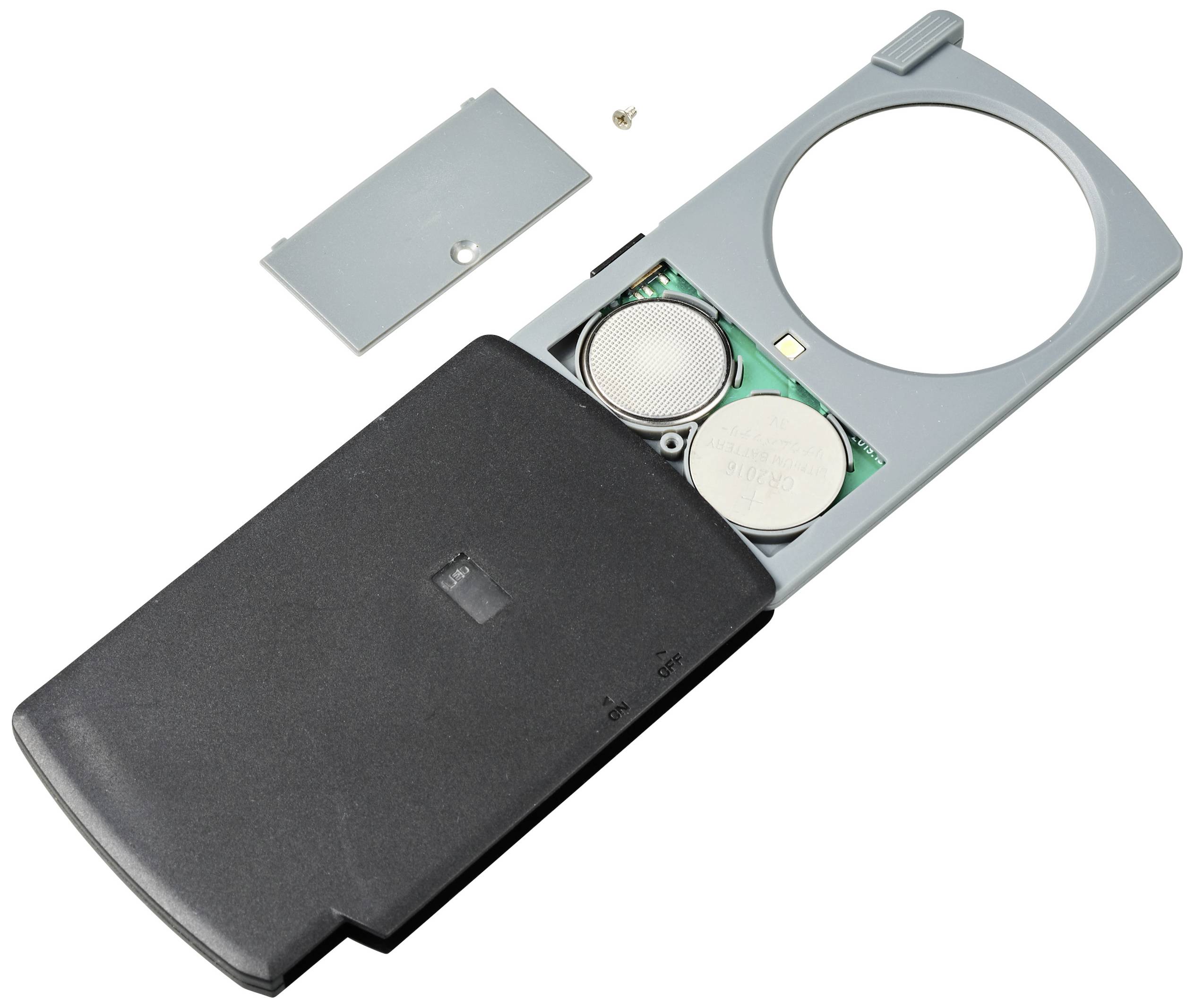 TOOLCRAFT TO-8997039 Handlupe mit LED-Beleuchtung Vergrößerungsfaktor: 2.5 x