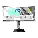 AOC CU34P2A LED-Monitor EEK G (A - G) 86.4cm (34 Zoll) 3440 x 1440 Pixel 21:9 1 ms HDMI®, DisplayPort, USB 3.2 Gen 1, Kopfhörer