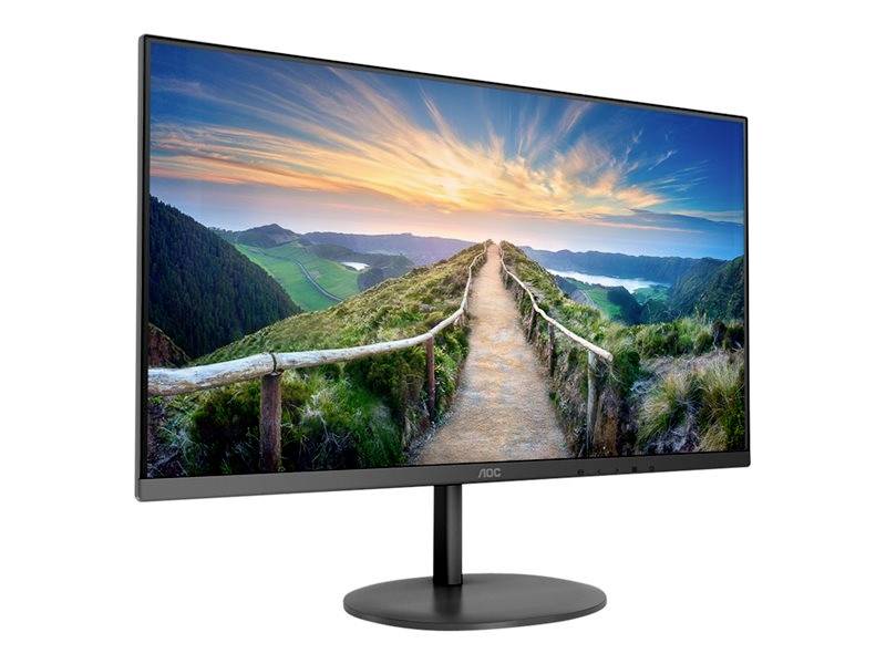 AOC U27V4EA LED-Monitor EEK F (A - G) 68.6 cm (27 Zoll) 3840 x 2160 Pixel 16:9 4 ms HDMI®, DisplayPort, Kopfhörer-Buchse IPS LED