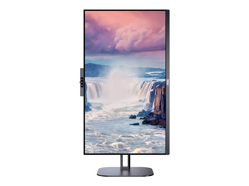 AOC Value-Line 24V5CW/BK LED-Monitor EEK F (A - G) 61 cm (24 Zoll) 1920 x 1080 Pixel 16:9 4 ms HDMI®, DisplayPort, USB-A (USB 3.2 Gen 1), USB-C®,