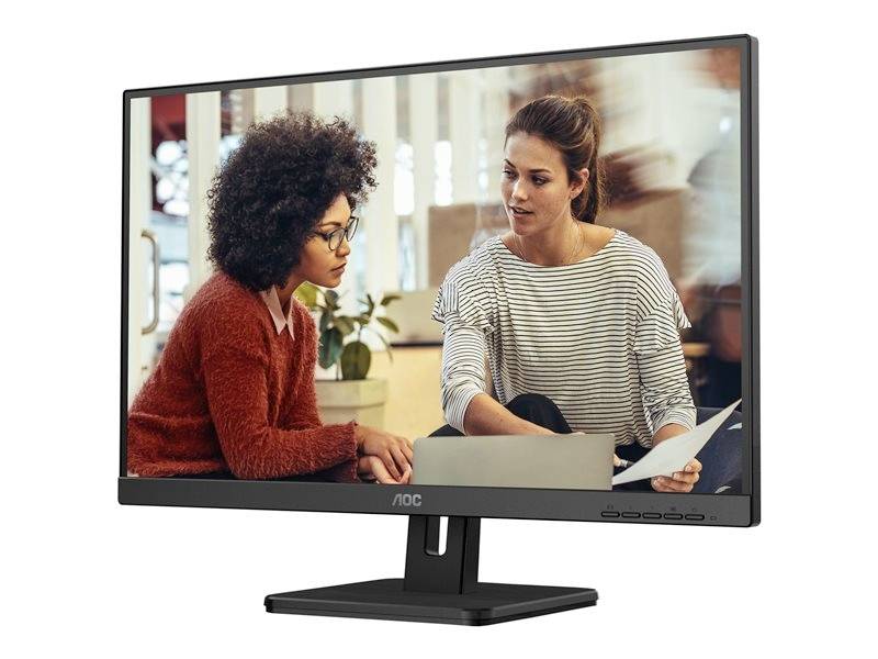 AOC Essential-line 24E3UM LED-Monitor EEK E (A - G) 61 cm (24 Zoll) 1920 x 1080 Pixel 16:9 4 ms HDMI®, DisplayPort, Kopfhörer-Buchse, USB, Audio-Li