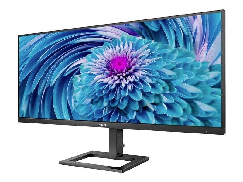 Philips Monitore 346E2LAE/00 LED-Monitor EEK F (A - G) 86.4cm (34 Zoll) 3440 x 1440 Pixel 21:9 4 ms HDMI®, DisplayPort