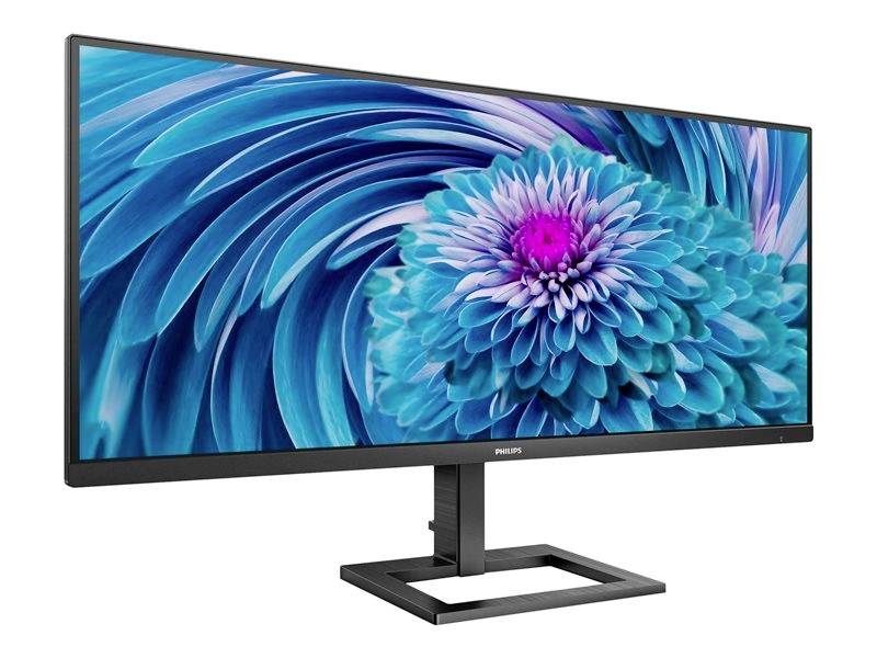 Philips Monitore 346E2LAE/00 LED-Monitor EEK F (A - G) 86.4cm (34 Zoll) 3440 x 1440 Pixel 21:9 4 ms HDMI®, DisplayPort