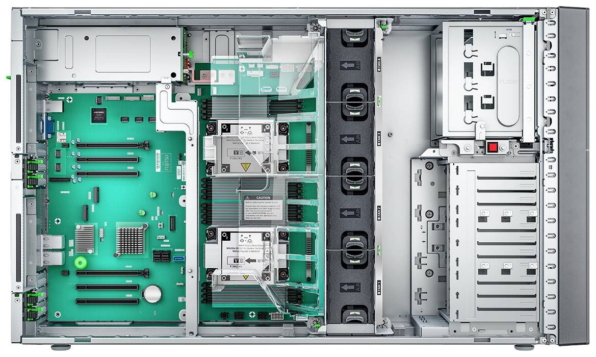 Fujitsu Server TX2550M7 Intel® Xeon Silver 4410T 4GHz 32GB RAM VFY:T2557SC300IN